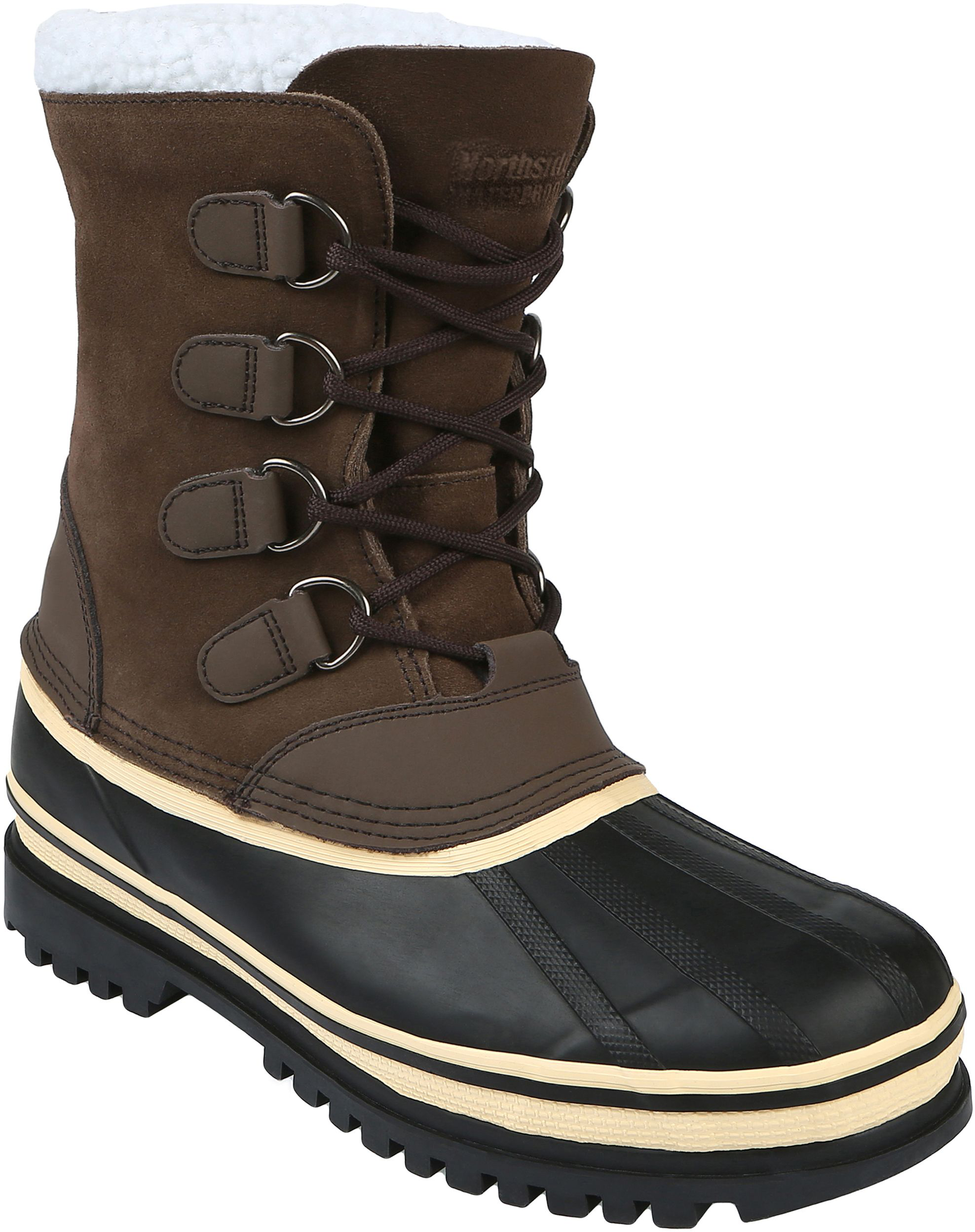 Image of Northside Back Country Insulated Waterproof Winter Boots for Men - Brown - 13M