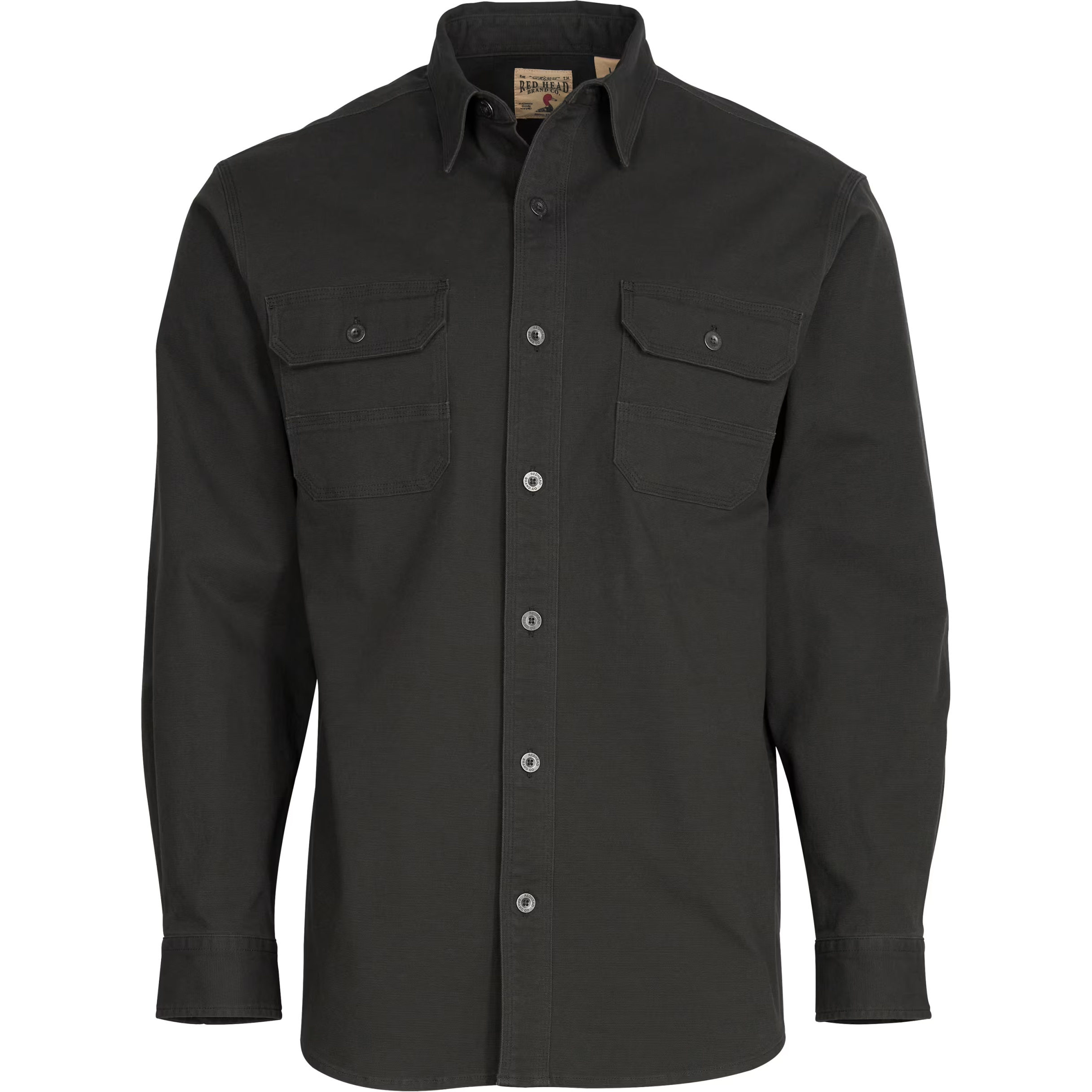 REDHEAD Flex Stonewash Canvas Long-Sleeve Shirt for Men
