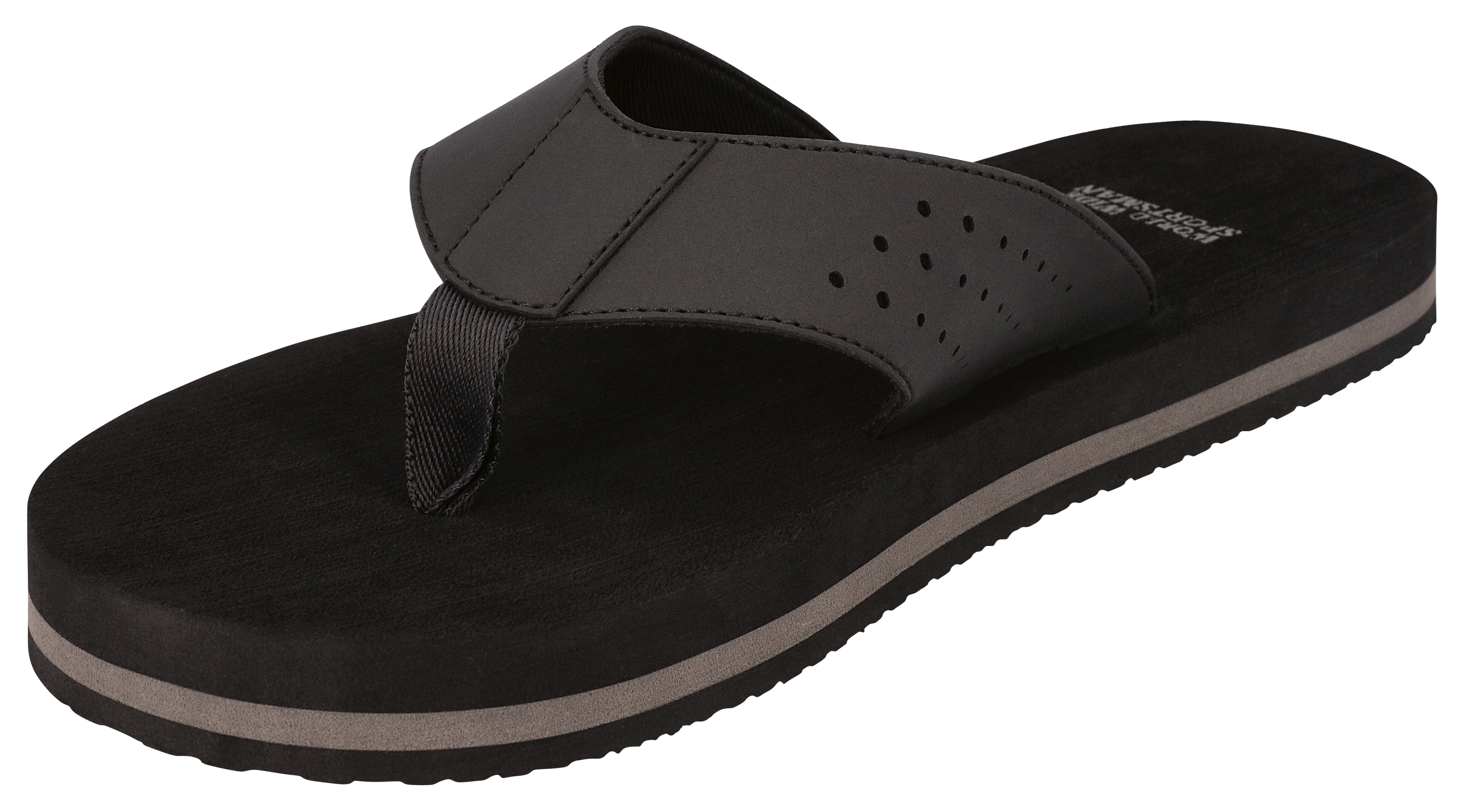 Image of World Wide Sportsman Permit Sandals for Men - Black - 10M