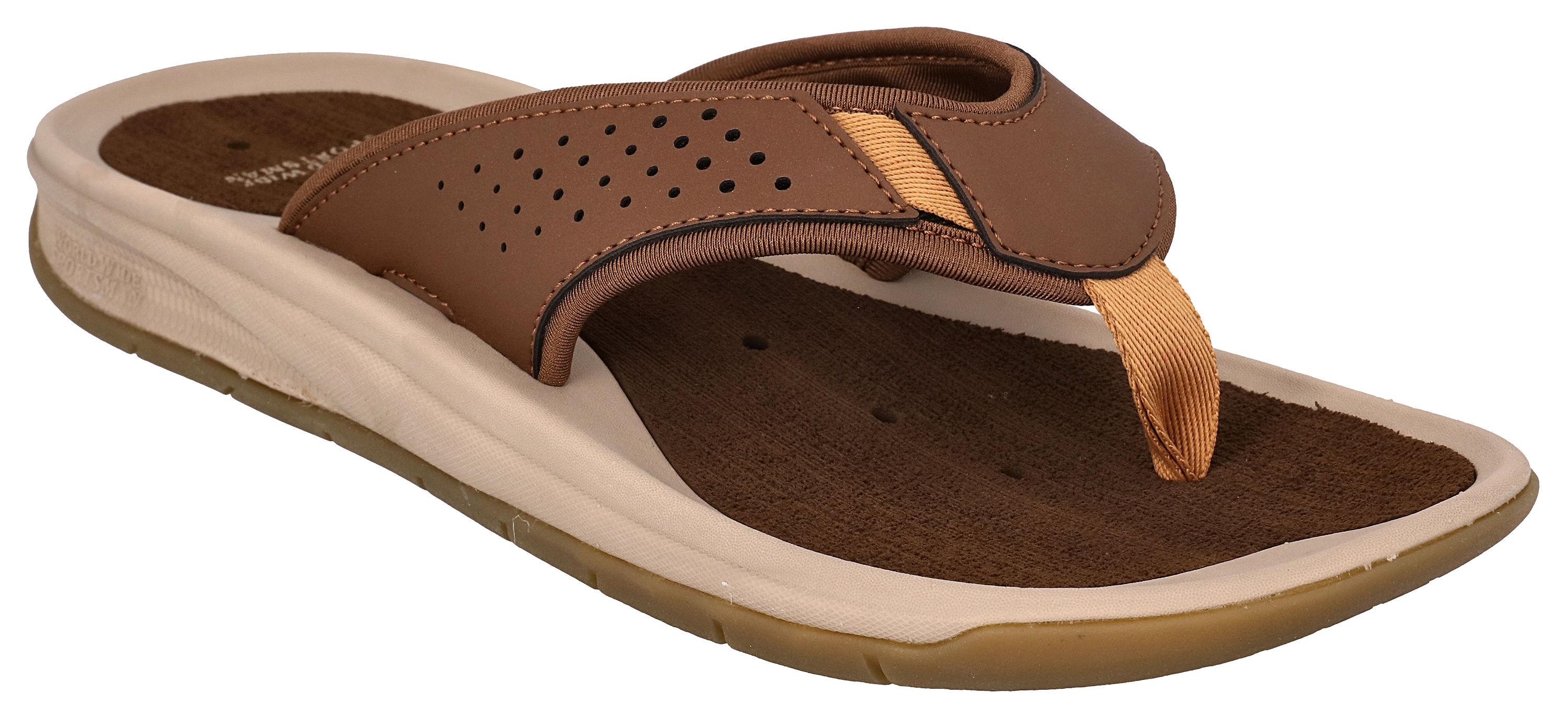 Image of World Wide Sportsman Long Key Sandals - Dark Earth