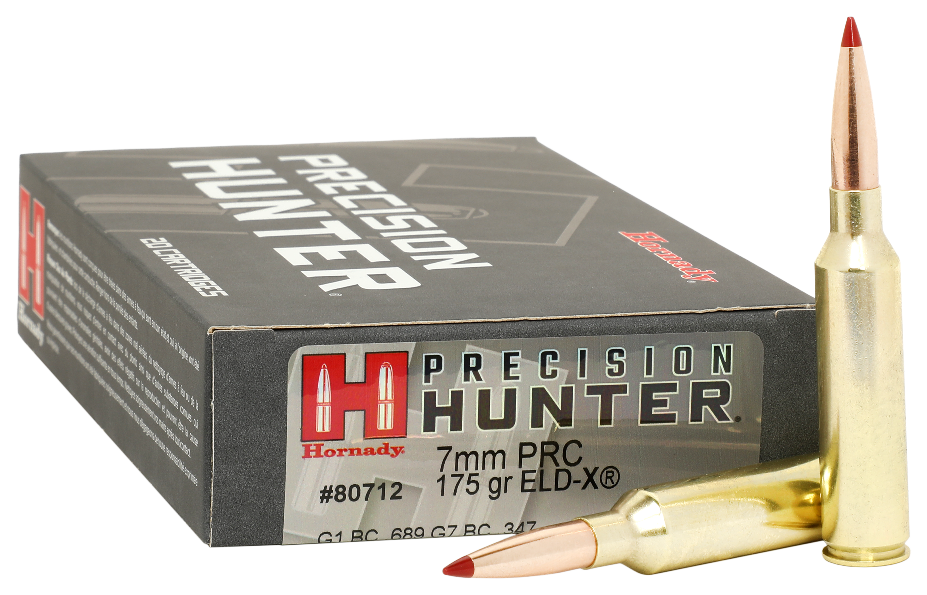 Hornady Precision Hunter 7mm PRC 175 Grain ELD-X Rifle Ammo