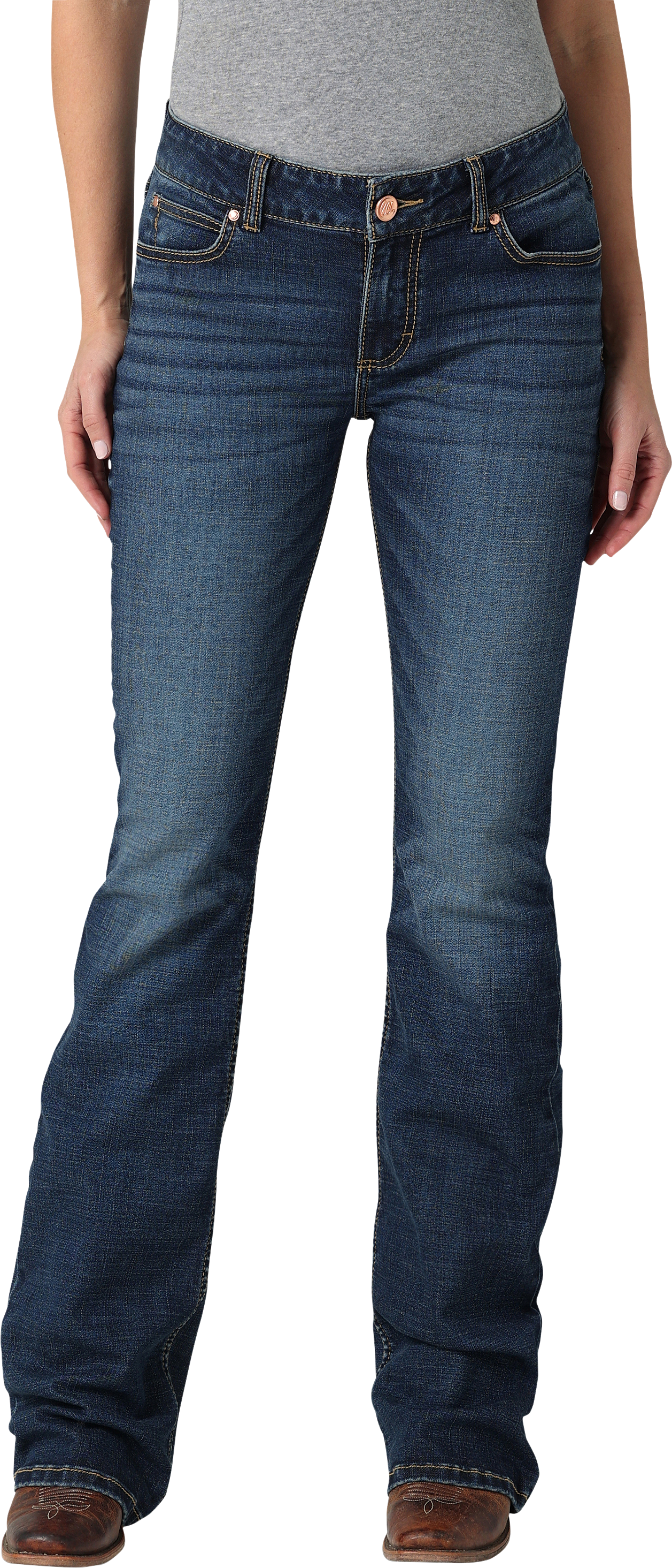 Image of Wrangler Retro Mae Jeans for Ladies - Dark Blue