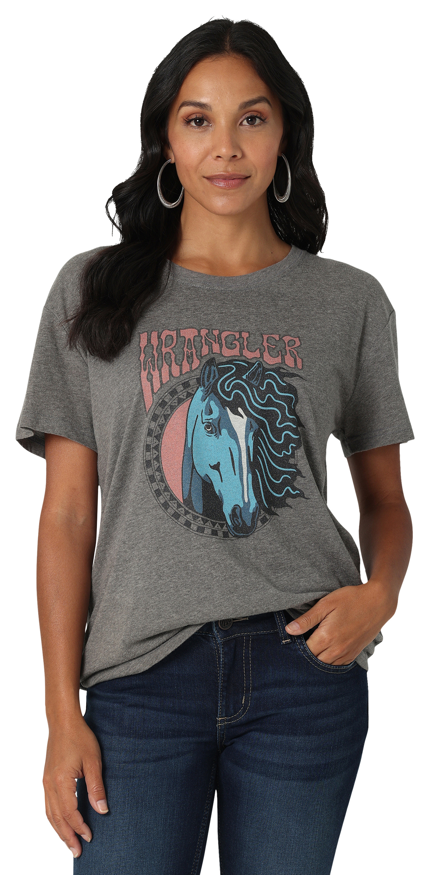 WRANGLER Retro Horse Short-Sleeve T-Shirt for Ladies
