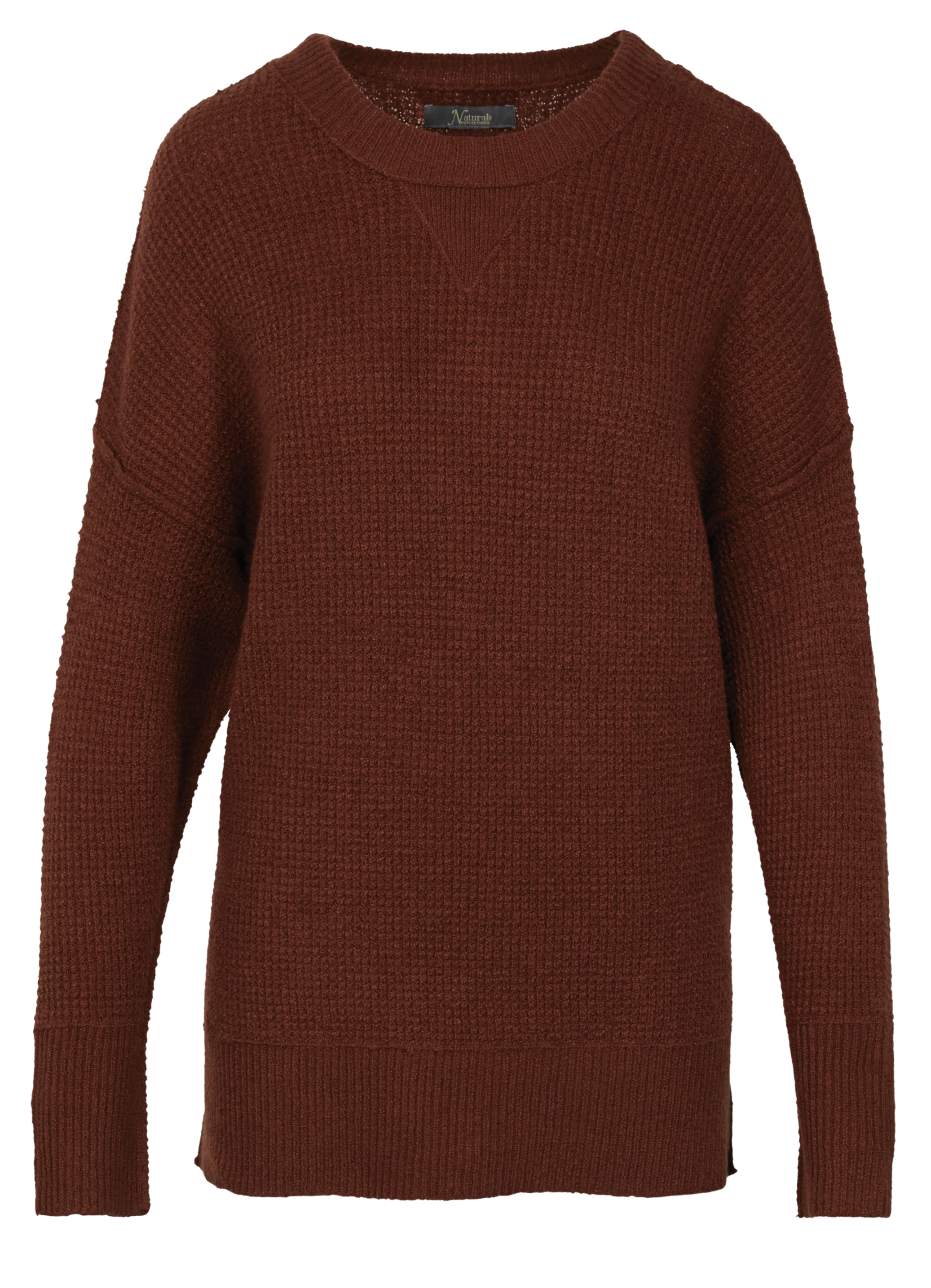 NATURAL REFLECTIONS Daydreamer Oversized Crew Long-Sleeve Sweater
