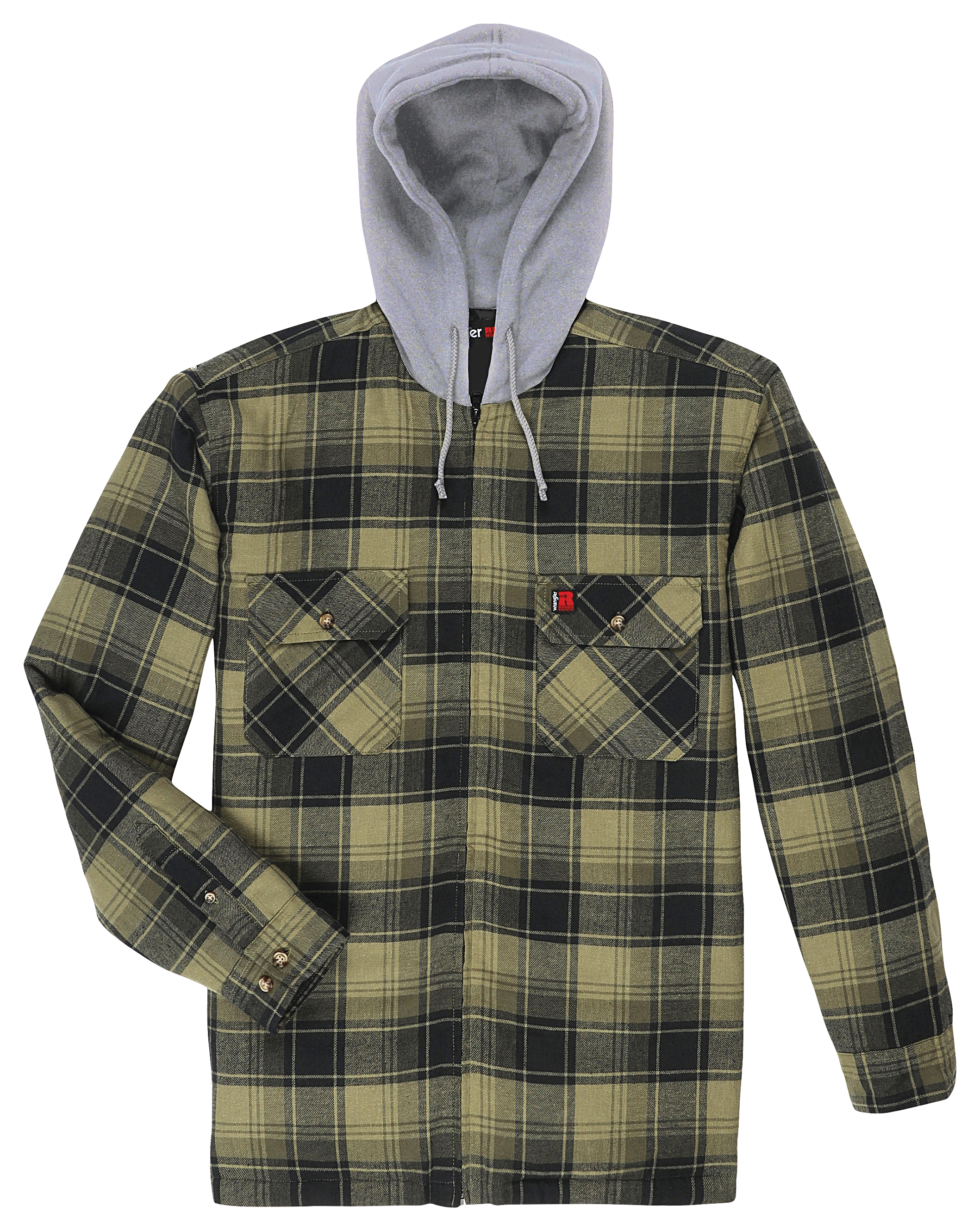 Men's Quilted Flannel Jacket with Hood – WRTK store