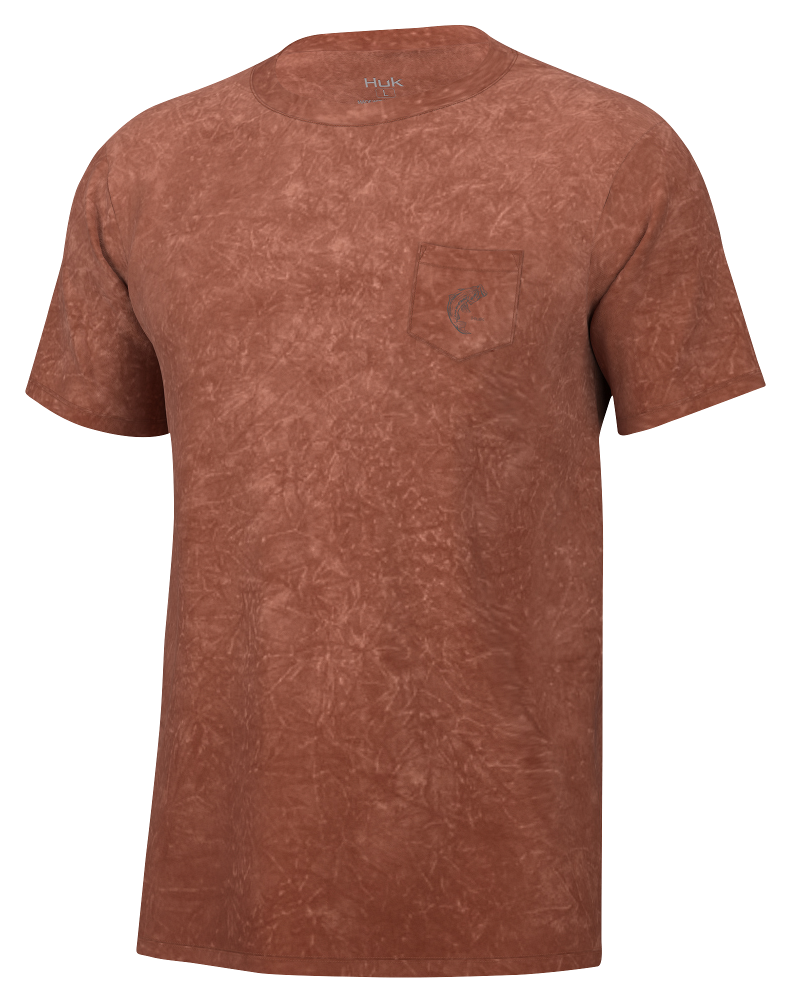 HUK Mineral Wash Short-Sleeve T-Shirt for Men