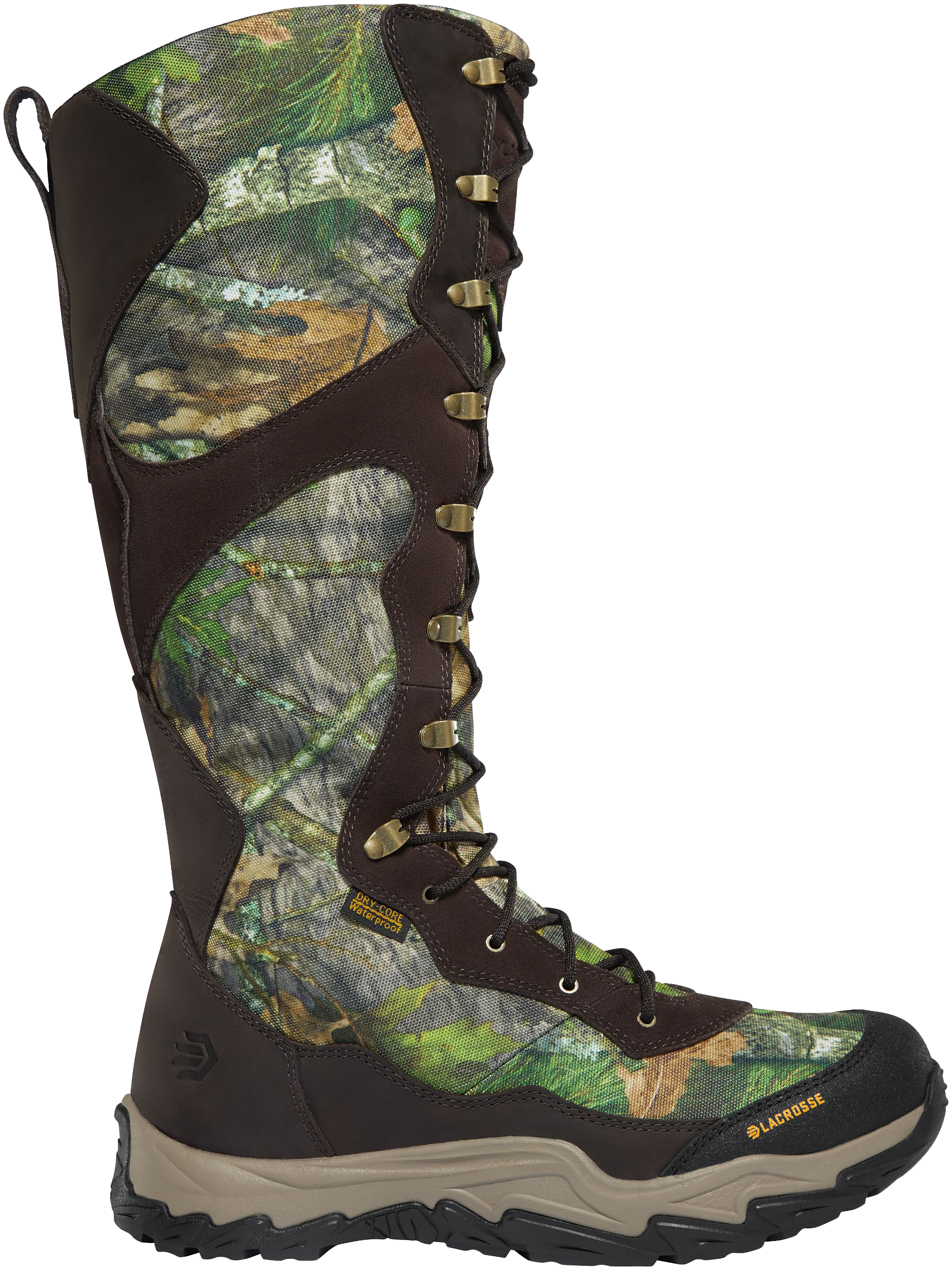 LaCrosse Venom II NWTF Waterproof Side-Zip Snake Boots for Men - Mossy Oak Obsession NWTF - 6.5M