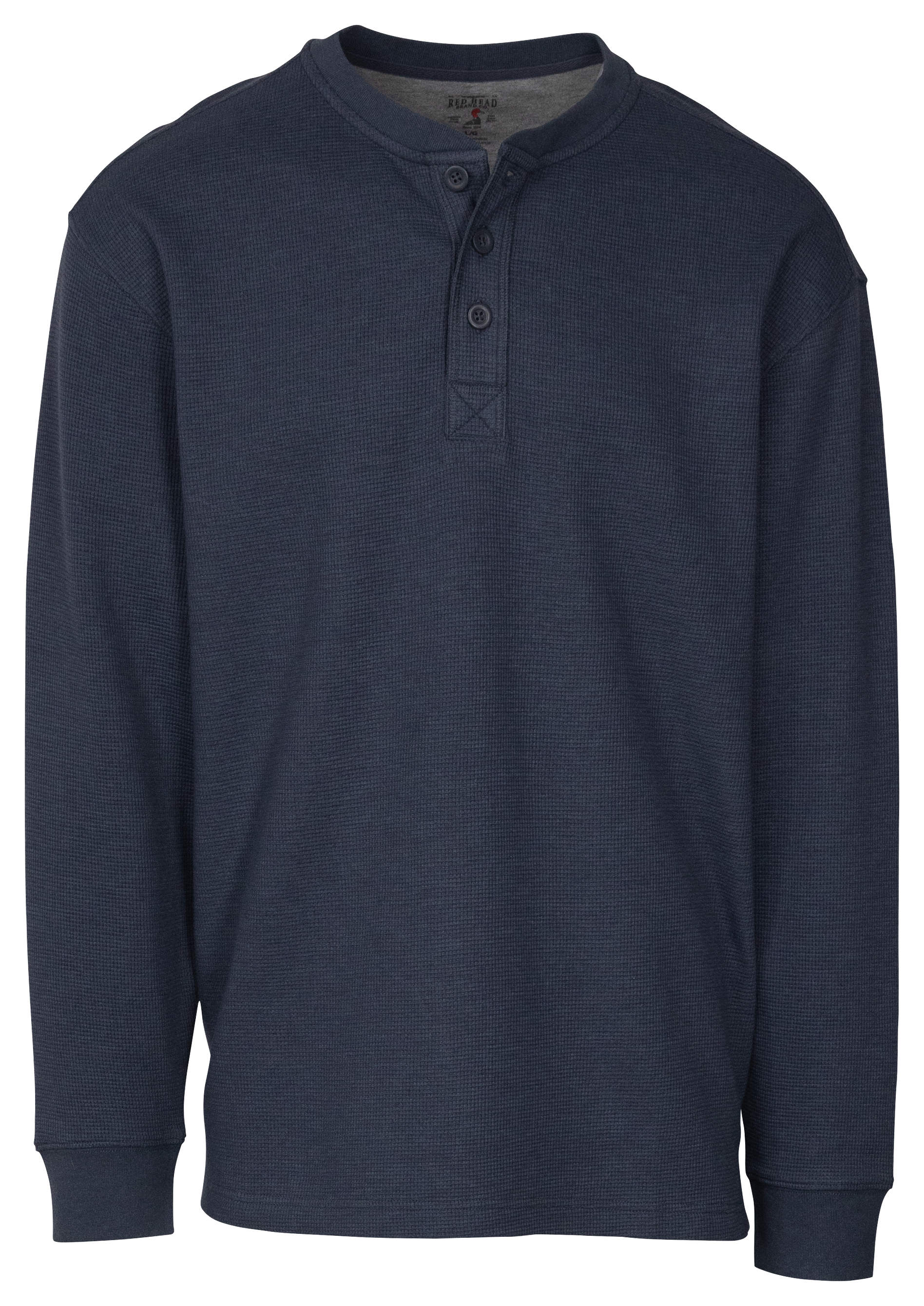 Image of RedHead Thermal Henley Long-Sleeve Shirt for Men - Ombre Blue Heather - S