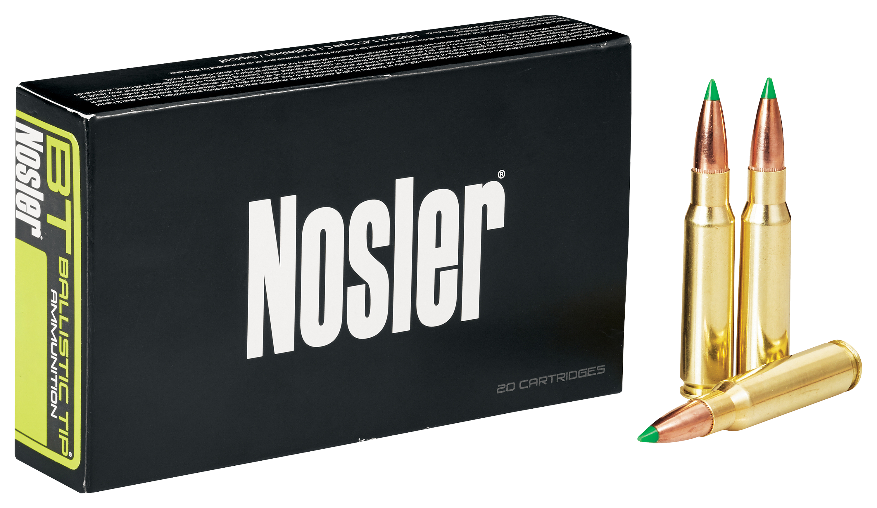 Image of Nosler Ballistic Tip .300 Winchester Magnum 180 Grain Centerfire Rifle Ammunition