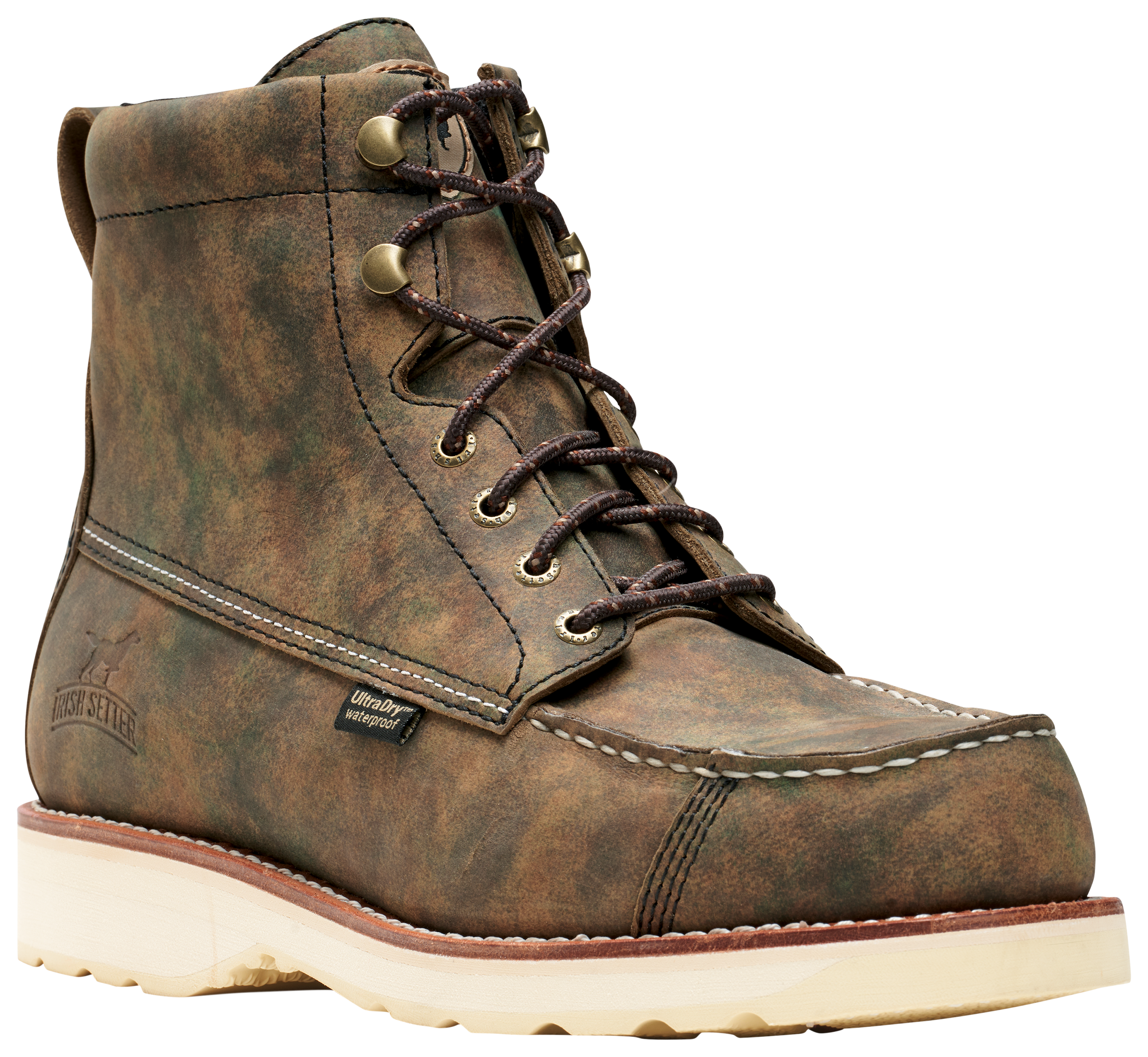 Irish Setter Wingshooter 7 Waterproof Hunting Boots for Men - Earth Camo - 8M