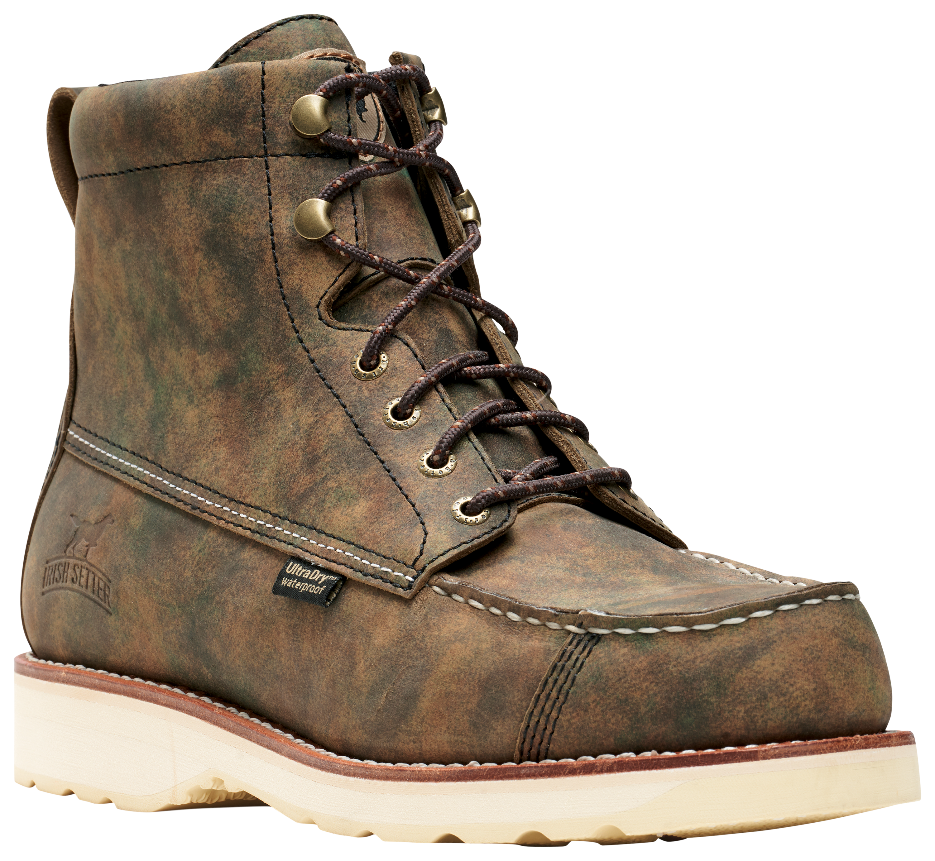 Image of Irish Setter Wingshooter 7 Waterproof Hunting Boots for Men - Earth Camo - 8.5M