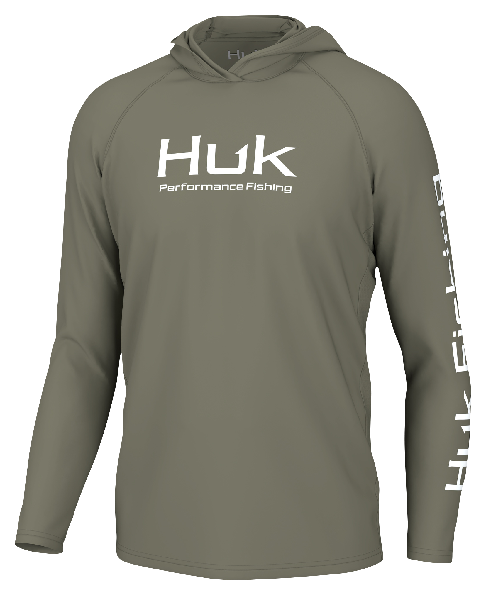 Image of Huk Vented Pursuit Hoodie - Moss