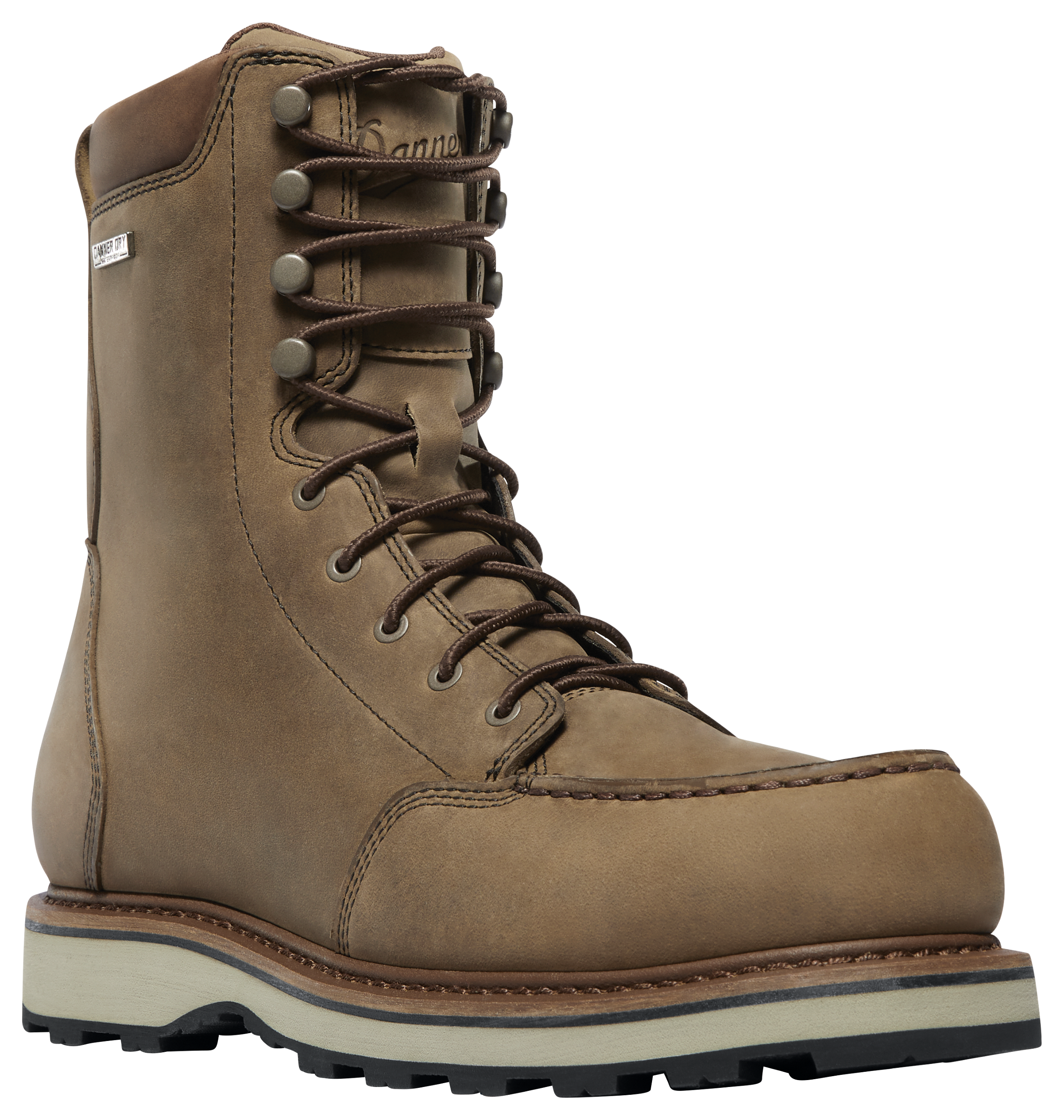 Image of Danner Cedar River Moc Toe Hunter Waterproof Hunting Boots for Men - Timberwolf - 8.5M