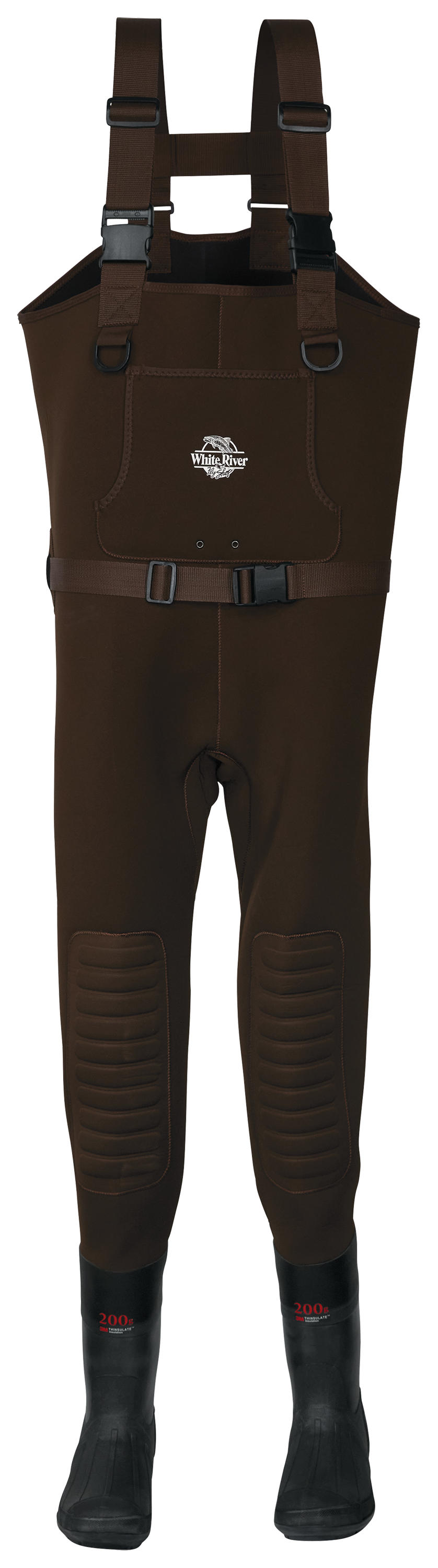 WHITE RIVER FLY SHOP Classic II Insulated Neoprene Lug Sole Chest Waders for Men
