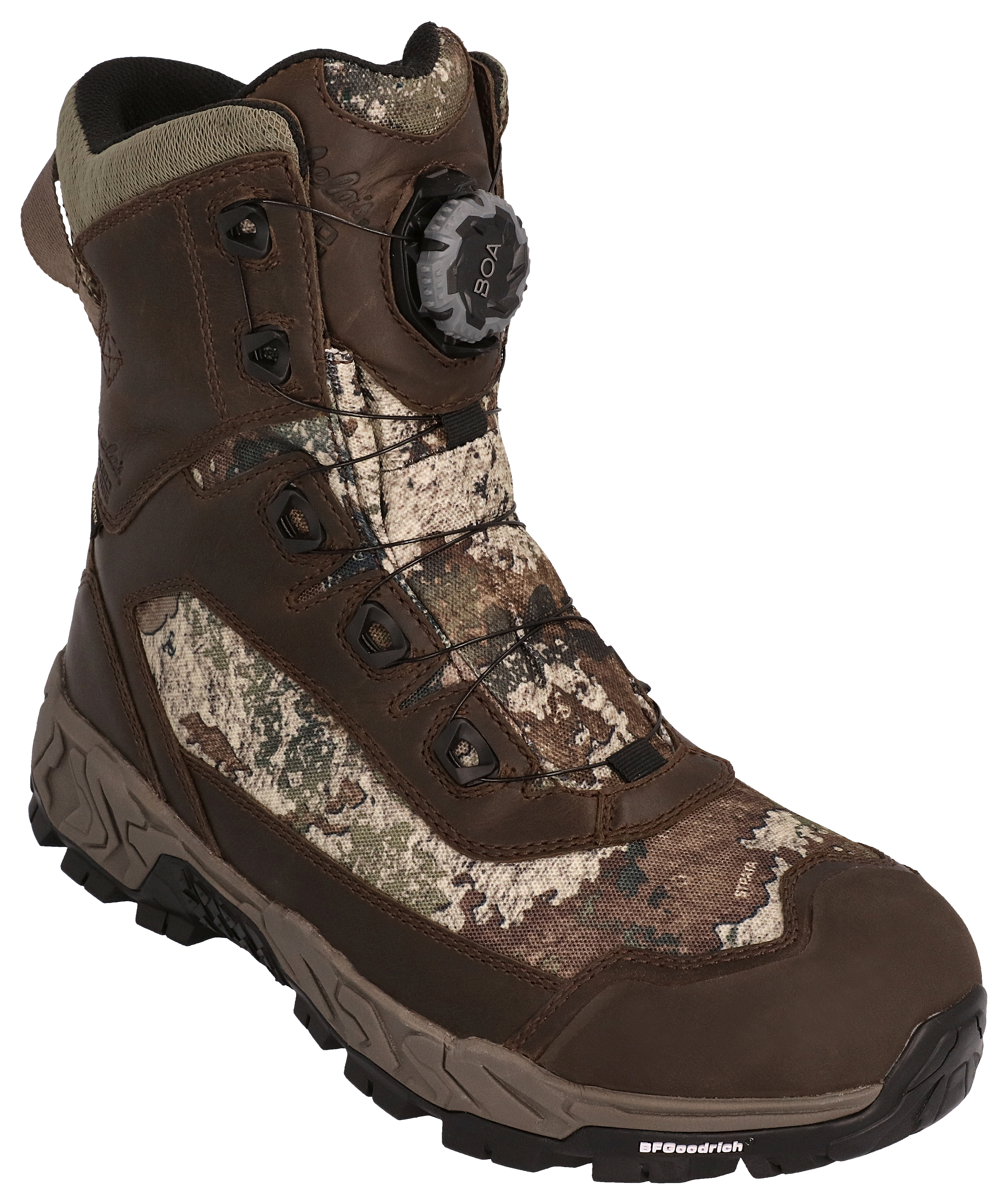 Cabela's Treadfast 2.0 800 BOA GORE-TEX Waterproof Insulated Hunting Boots for Men - Brown/TrueTimber Strata - 8M