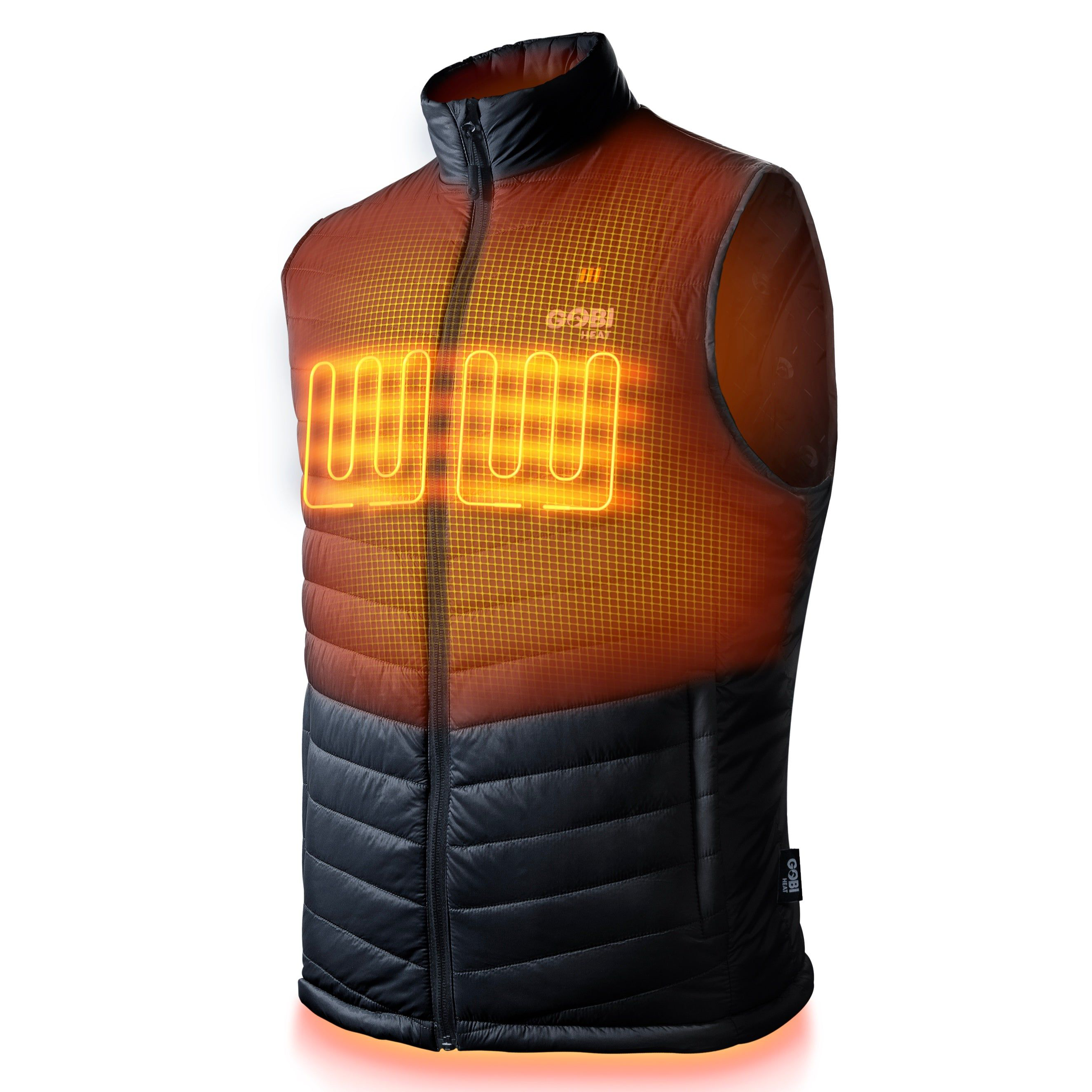 Image of Gobi Heat 3-Zone Heated Vest for Men - Onyx - S