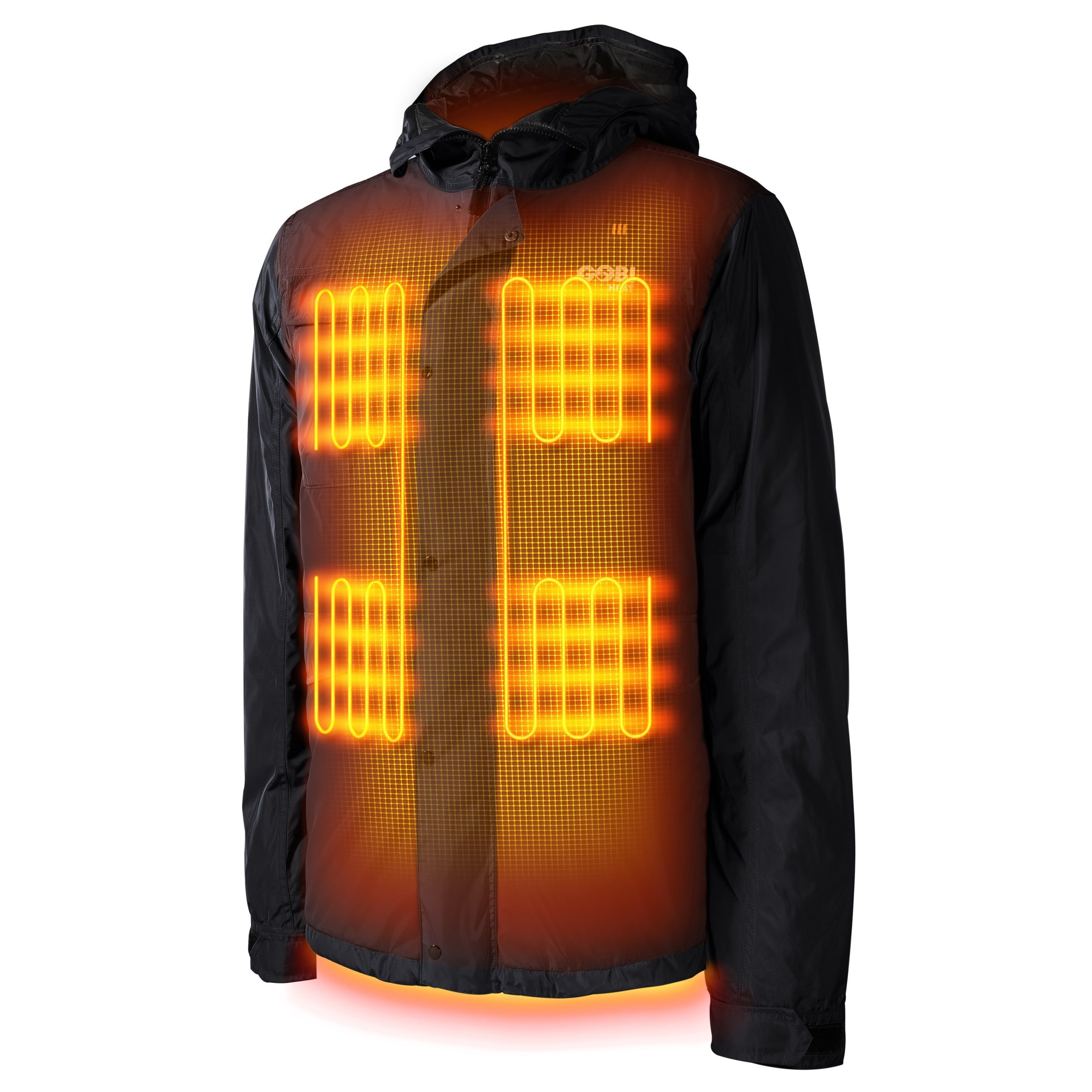 Image of Gobi Heat Shift Heated Snowboard Jacket for Men - Onyx - L