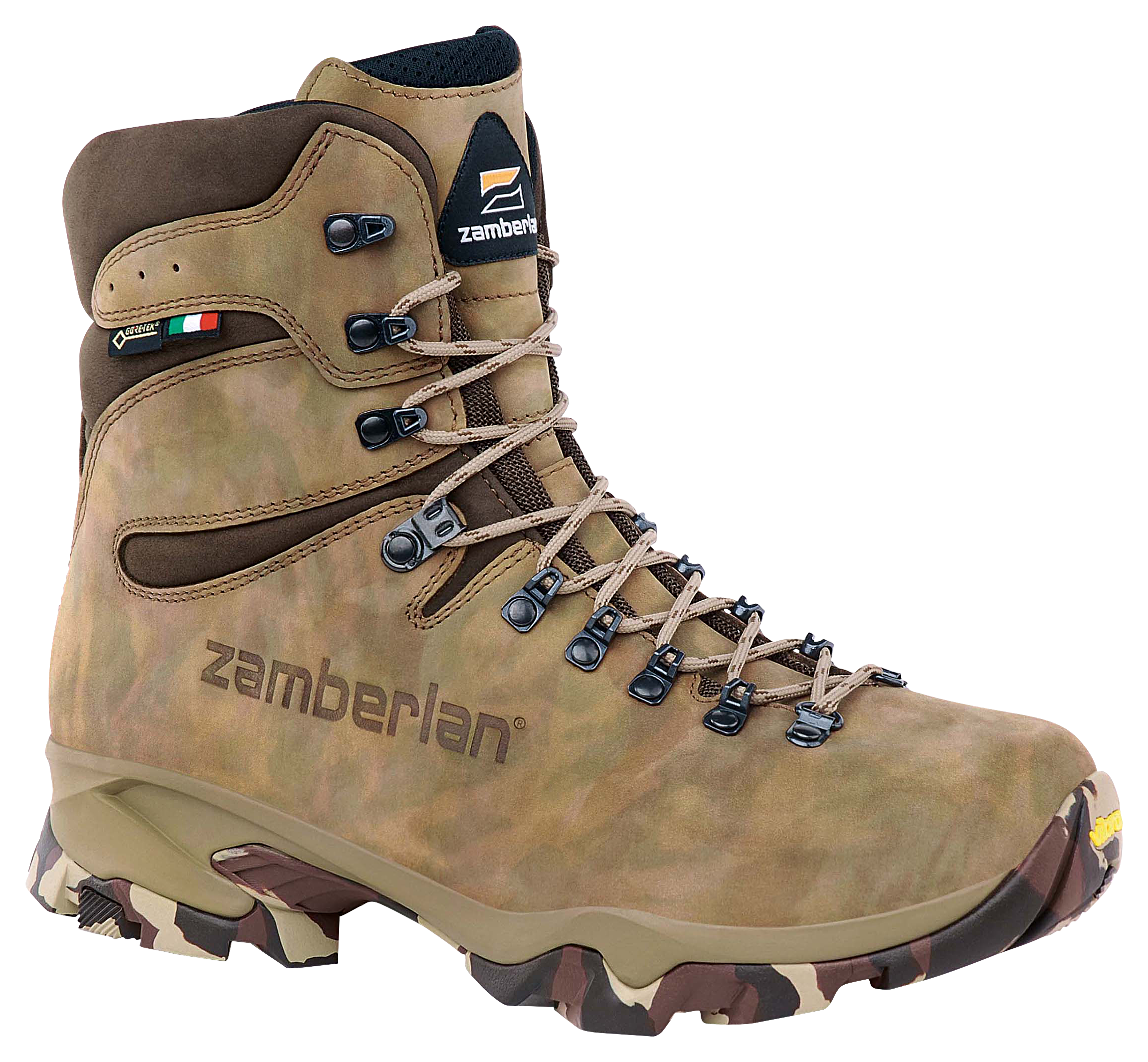 Image of Zamberlan 1014 Lynx Mid GTX WNS Waterproof Hunting Boots for Ladies - Camo - 7M