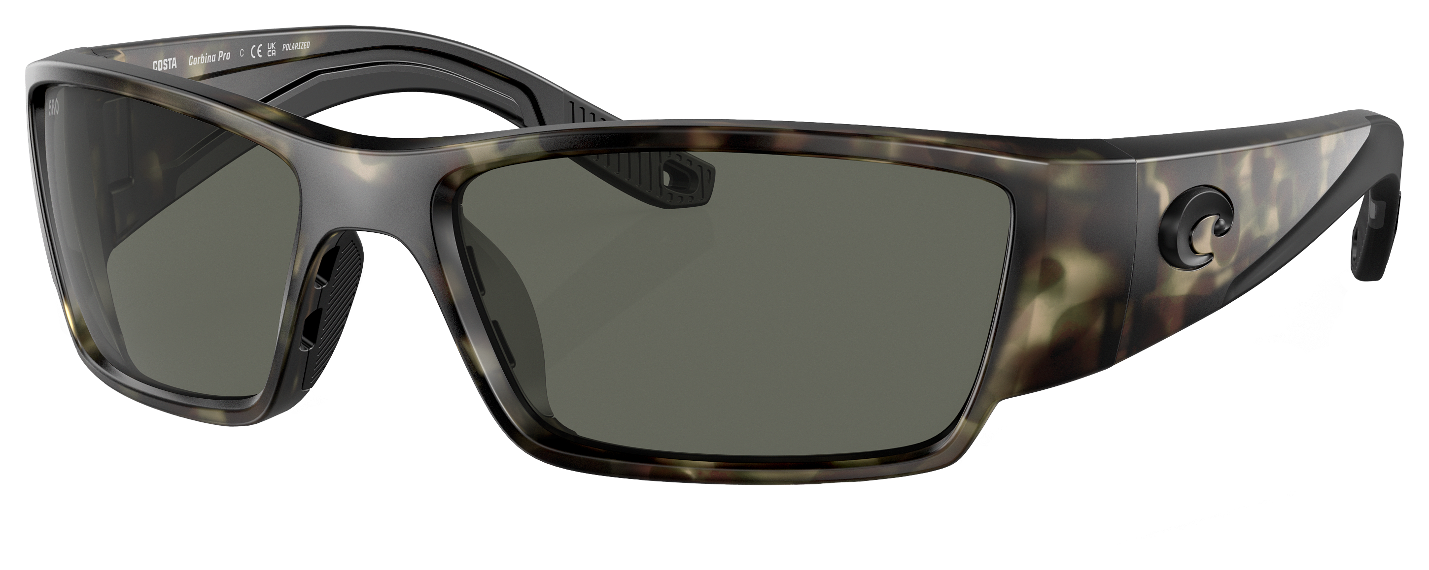 Image of Costa Del Mar Corbina Pro 580G Glass Polarized Sunglasses - Wetland/Gray - X-Large