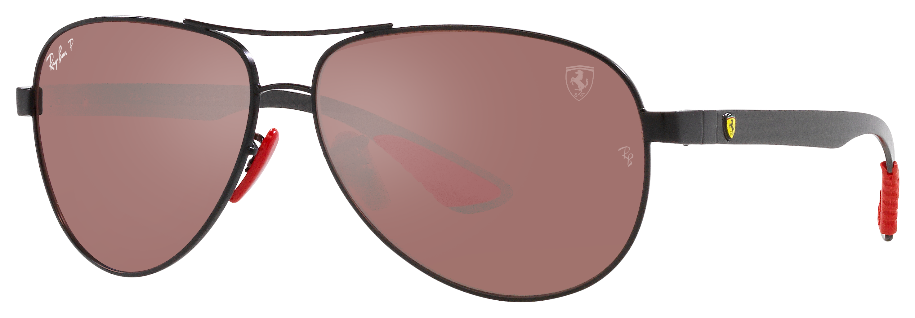 Image of Ray-Ban RB8331M Scuderia Ferrari Collection Chromance Polarized Sunglasses