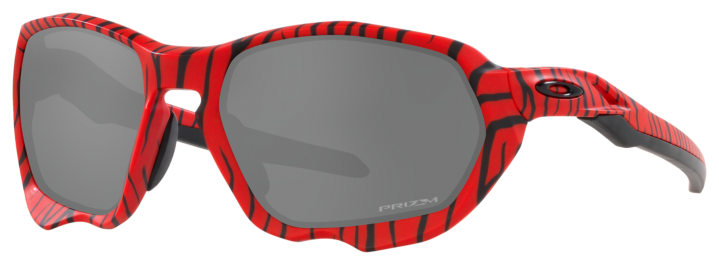 Image of Oakley Plazma OO9019 Red Tiger Collection Prizm Grey Sunglasses