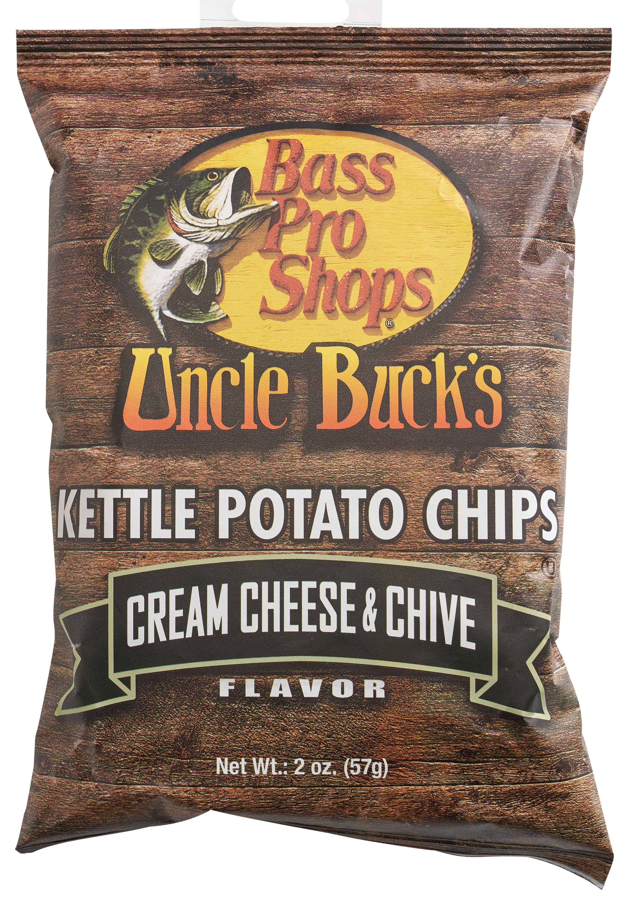 Bass Pro Shops Uncle Buck's Cream Cheese and Chive Kettle Potato Chips