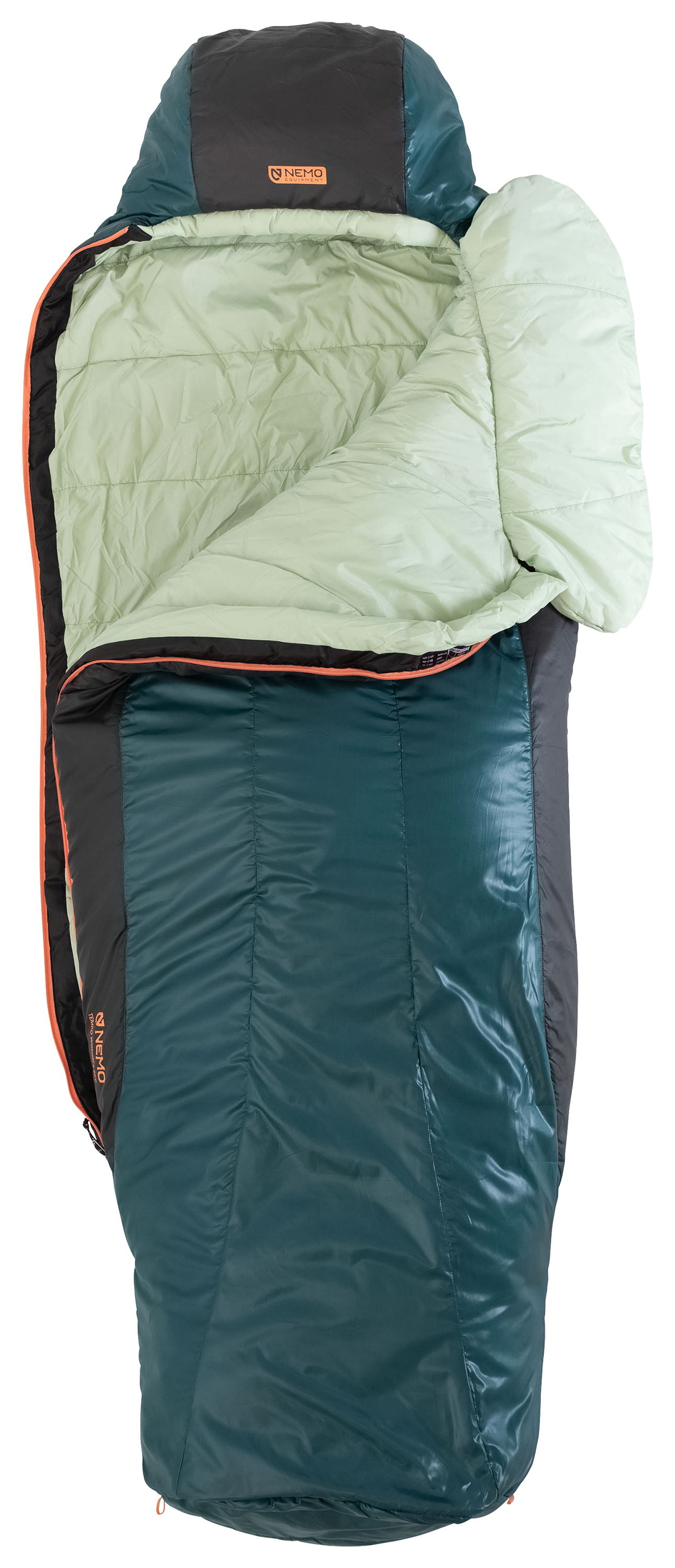 Nemo Tempo 20 Synthetic Mummy Sleeping Bag for Ladies - Lagoon/Celadon - Regular