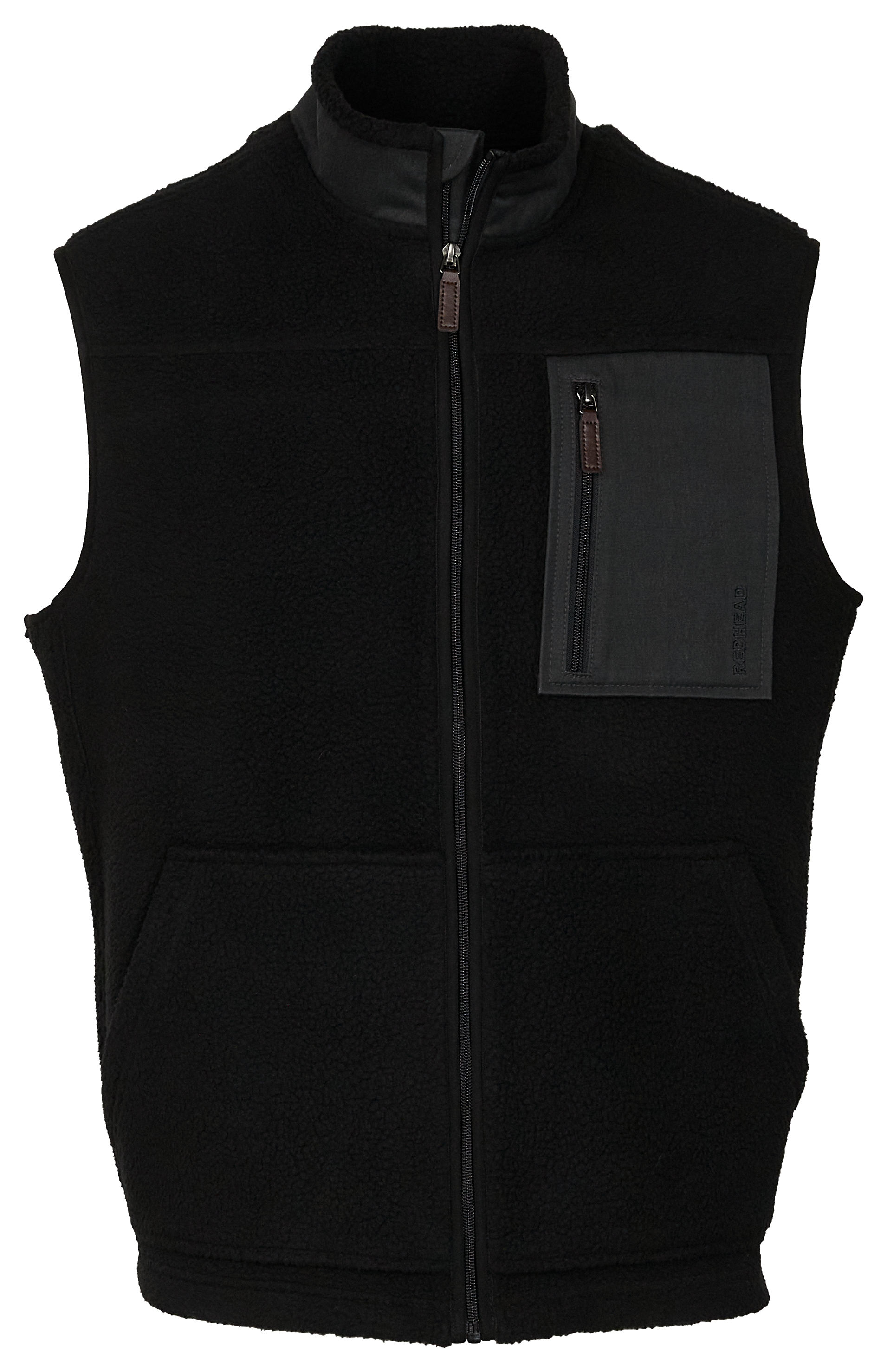 Image of RedHead Berber-Fleece Vest for Men - Black - S