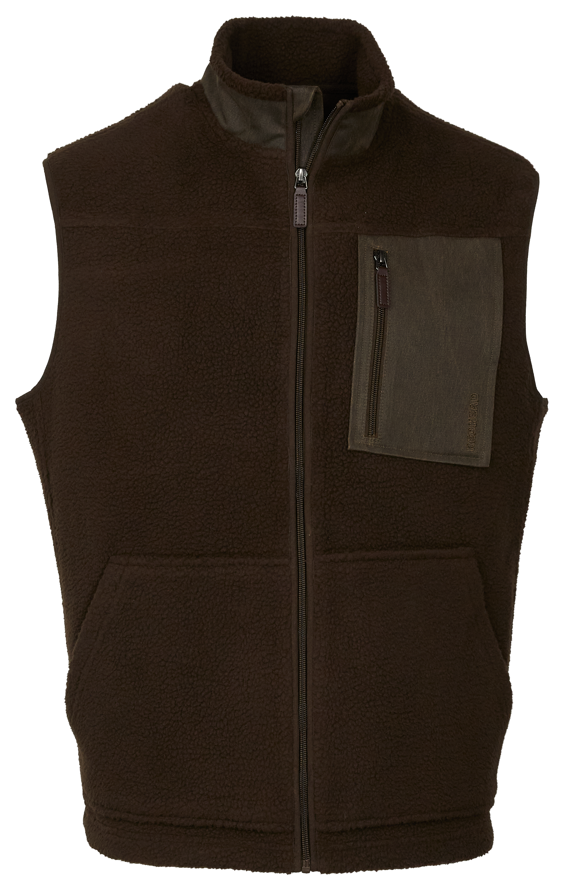 Image of RedHead Berber-Fleece Vest for Men - Black - S