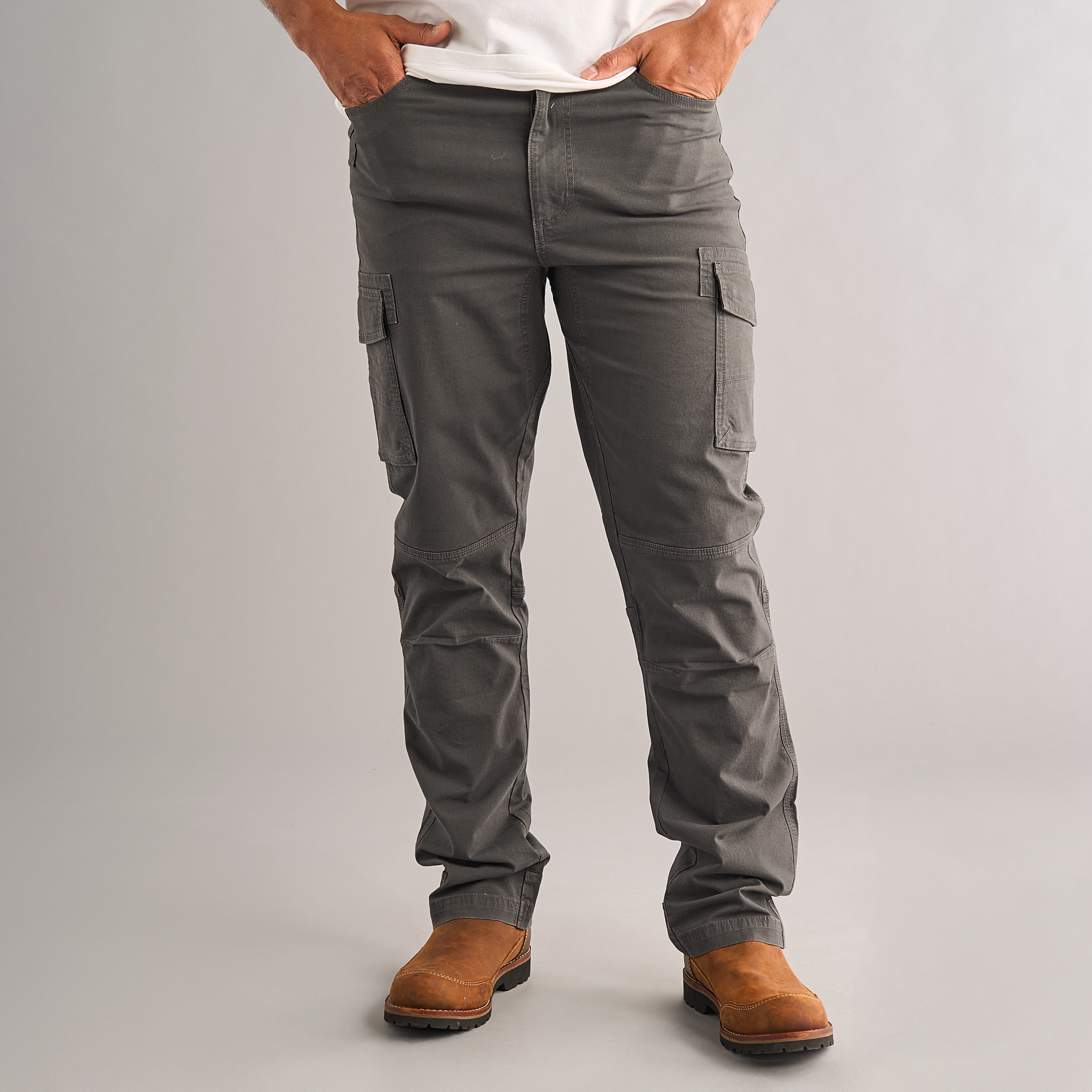 Image of RedHead Ripstop Flex Cargo Pants for Men - Charcoal
