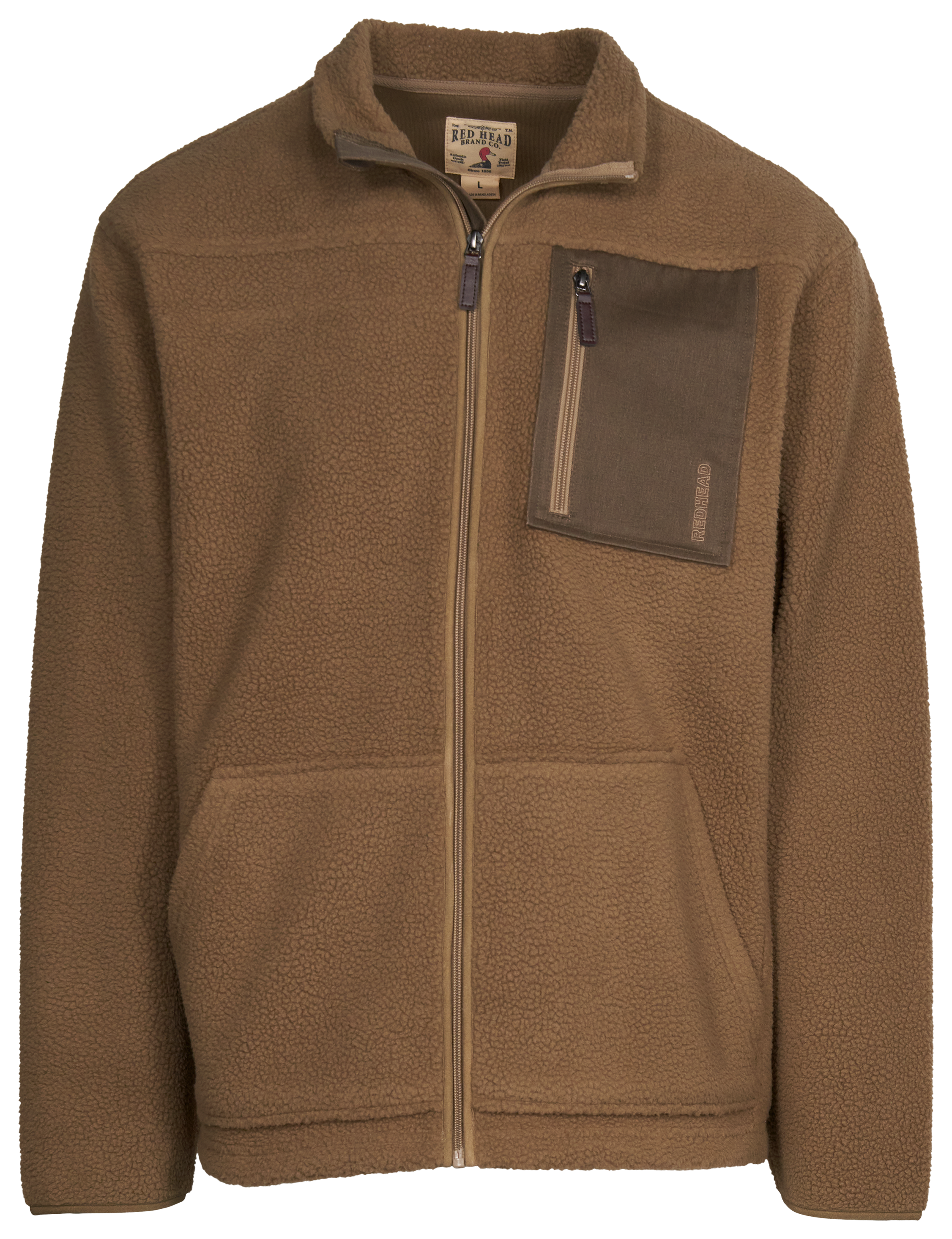 Image of RedHead Berber Fleece Jacket for Men - Tan - L