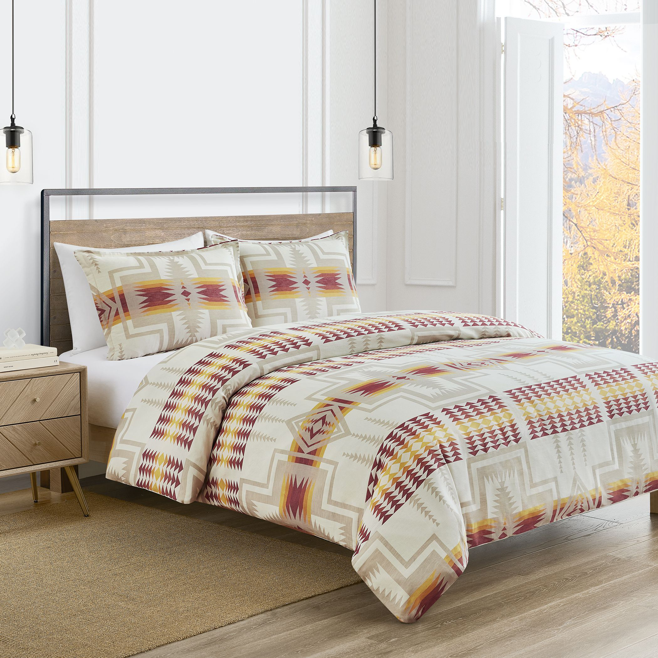 Image of Pendleton Harding Bedding Collection Duvet Set - Full/Queen