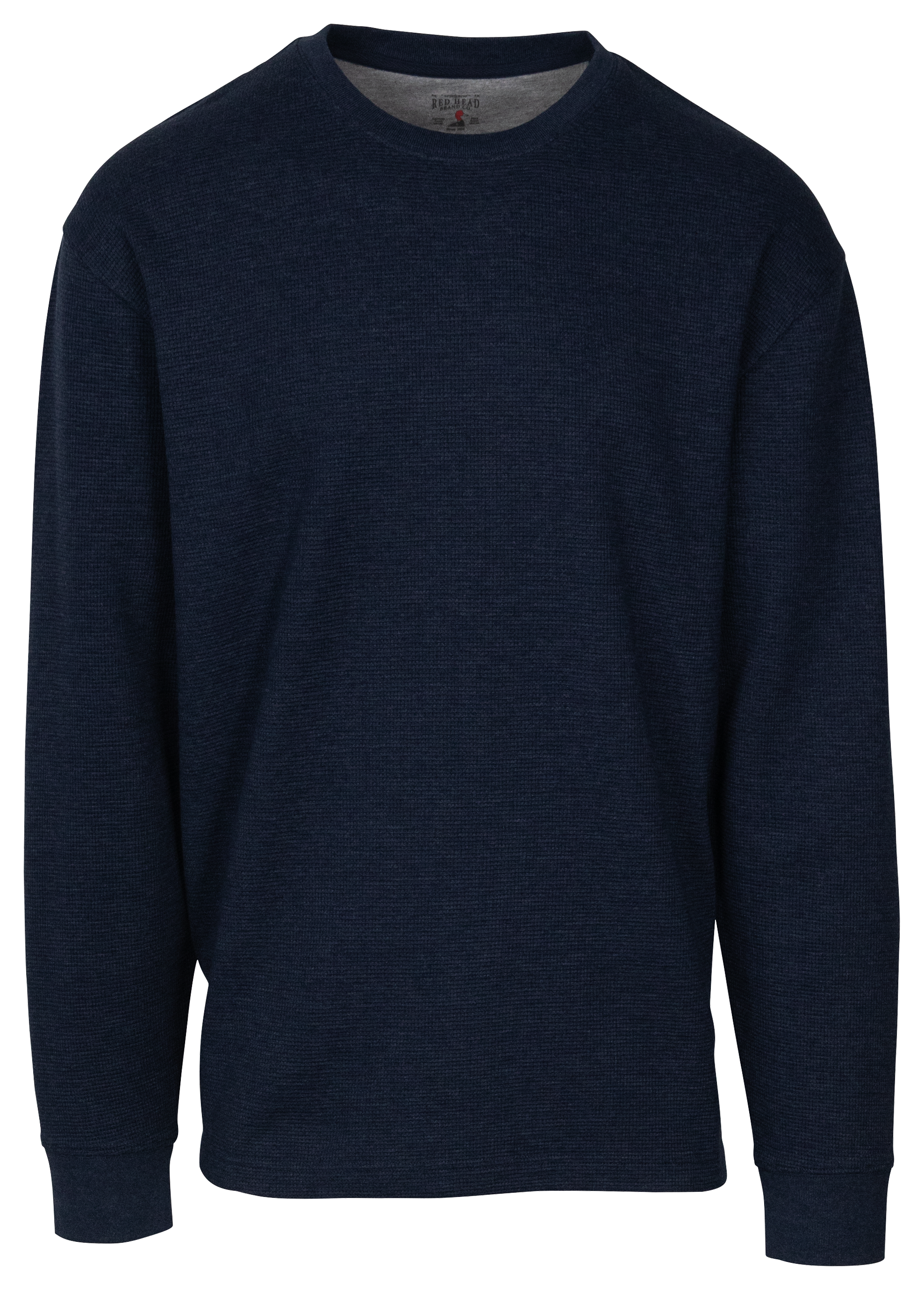 Image of RedHead Thermal Long-Sleeve Crew Shirt for Men - Navy Heather - S