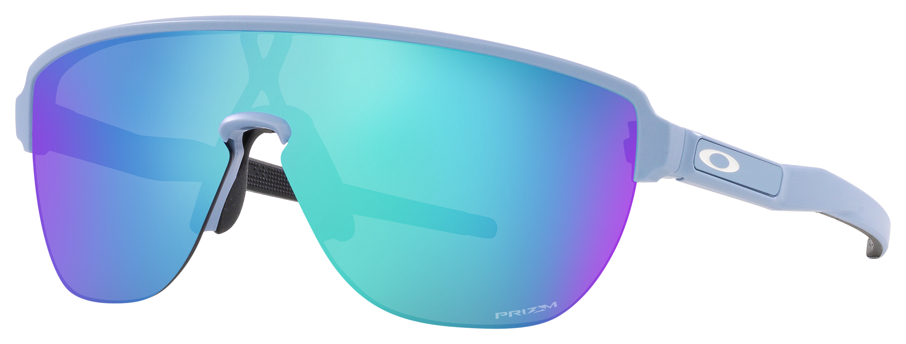 Image of Oakley Corridor OO9248 Prizm Grey Sunglasses - Matte Stonewash/Prizm Sapphire