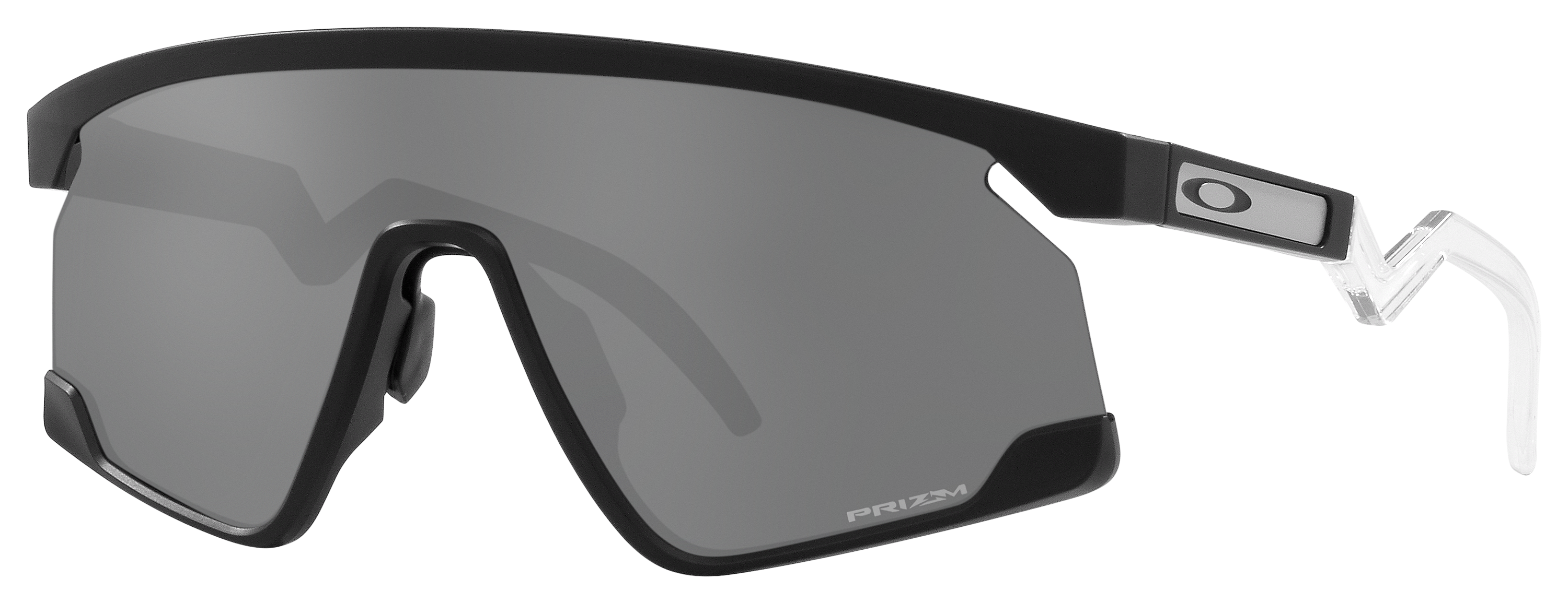 Image of Oakley BXTR OO9280 Prizm Grey Sunglasses - Matte Black/Prizm Black - Large