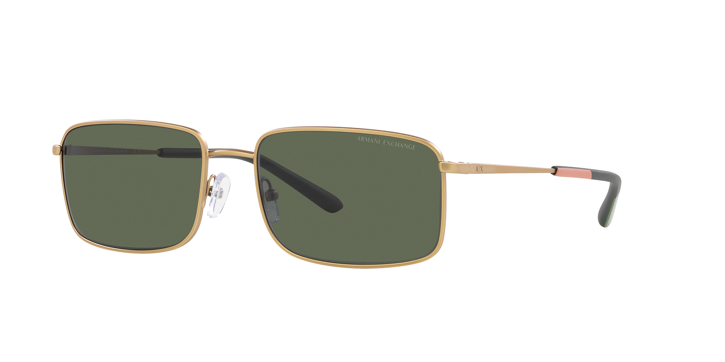 Armani Exchange Men's AX2044S Rectangle Sunglasses