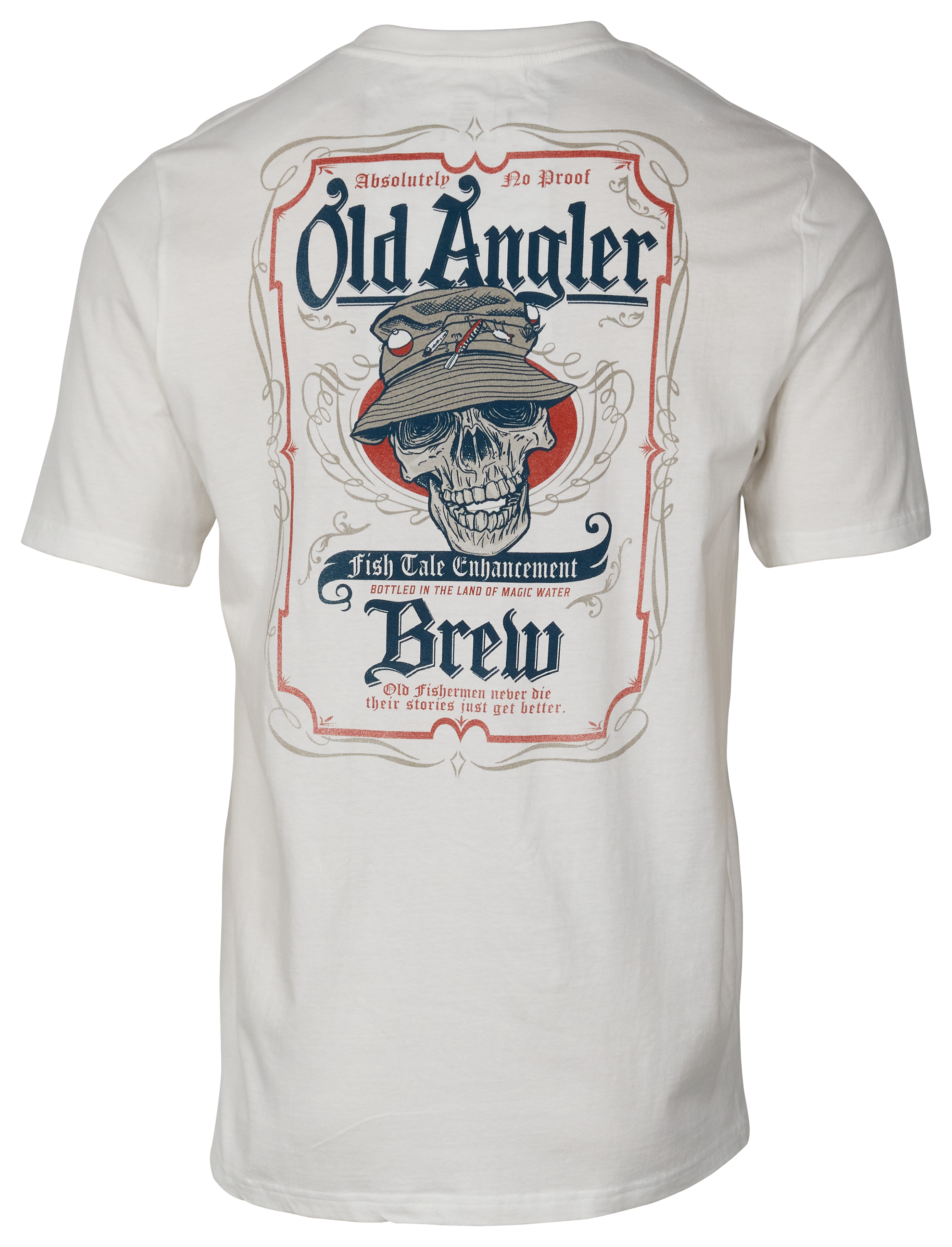 Bass Pro Shops Old Angler Short-Sleeve T-Shirt for Men - White - 3XL