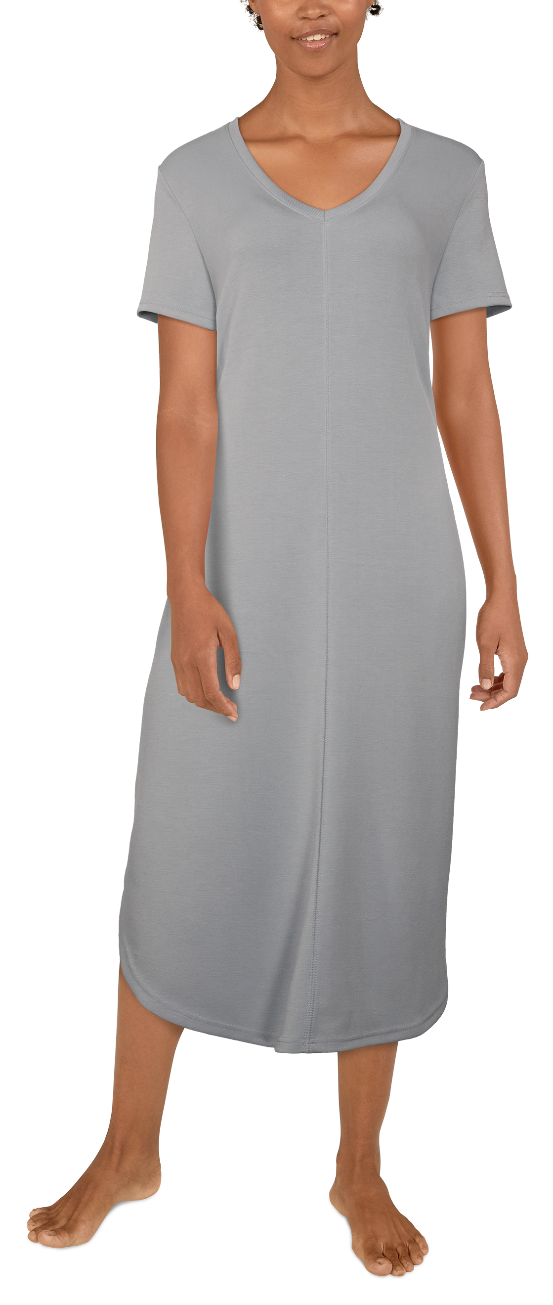 NATURAL REFLECTIONS Soft Haven Short-Sleeve T-Shirt Dress for Ladies