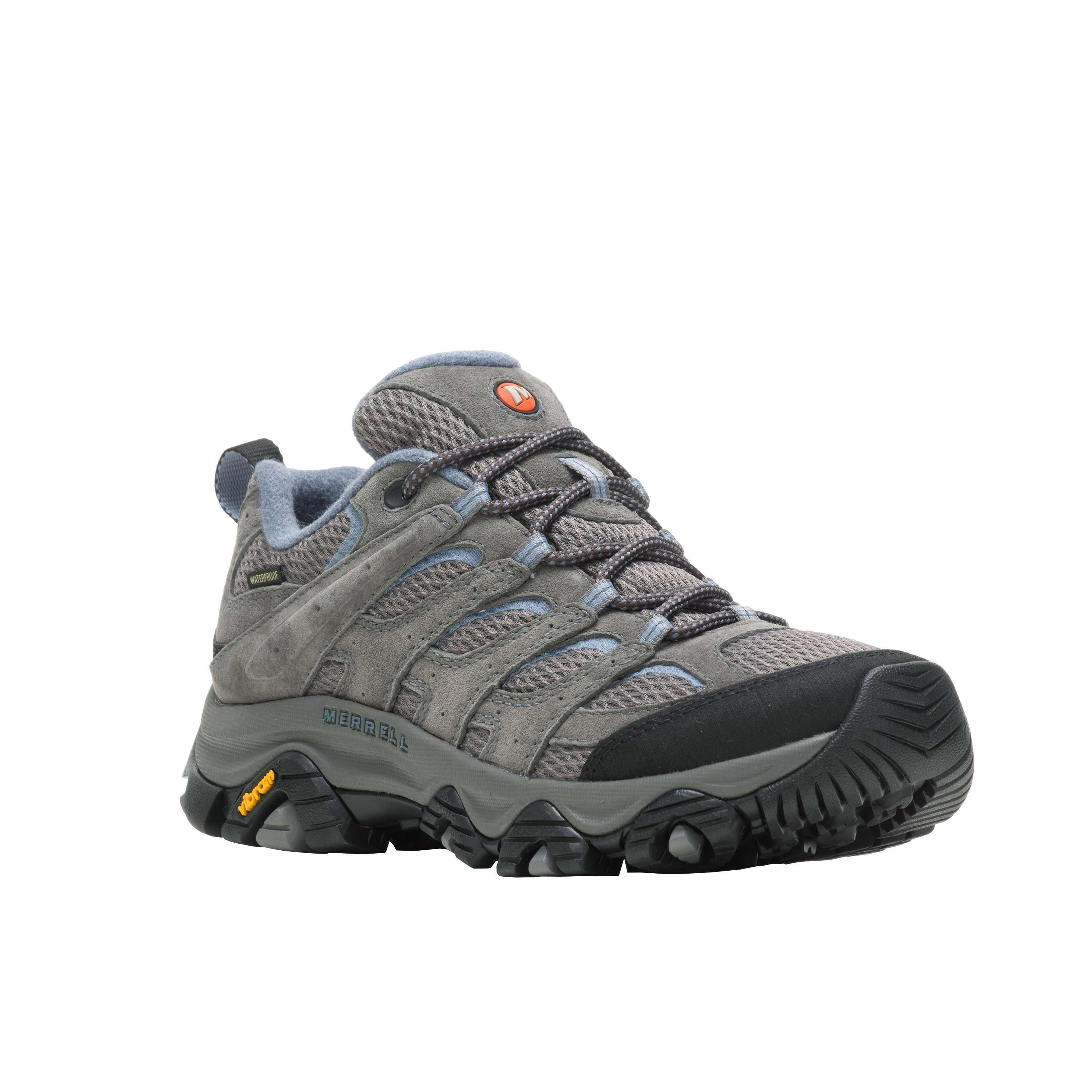 Image of Merrell Moab 3 Low Waterproof Hiking Shoes for Ladies - Granite - 10.5W