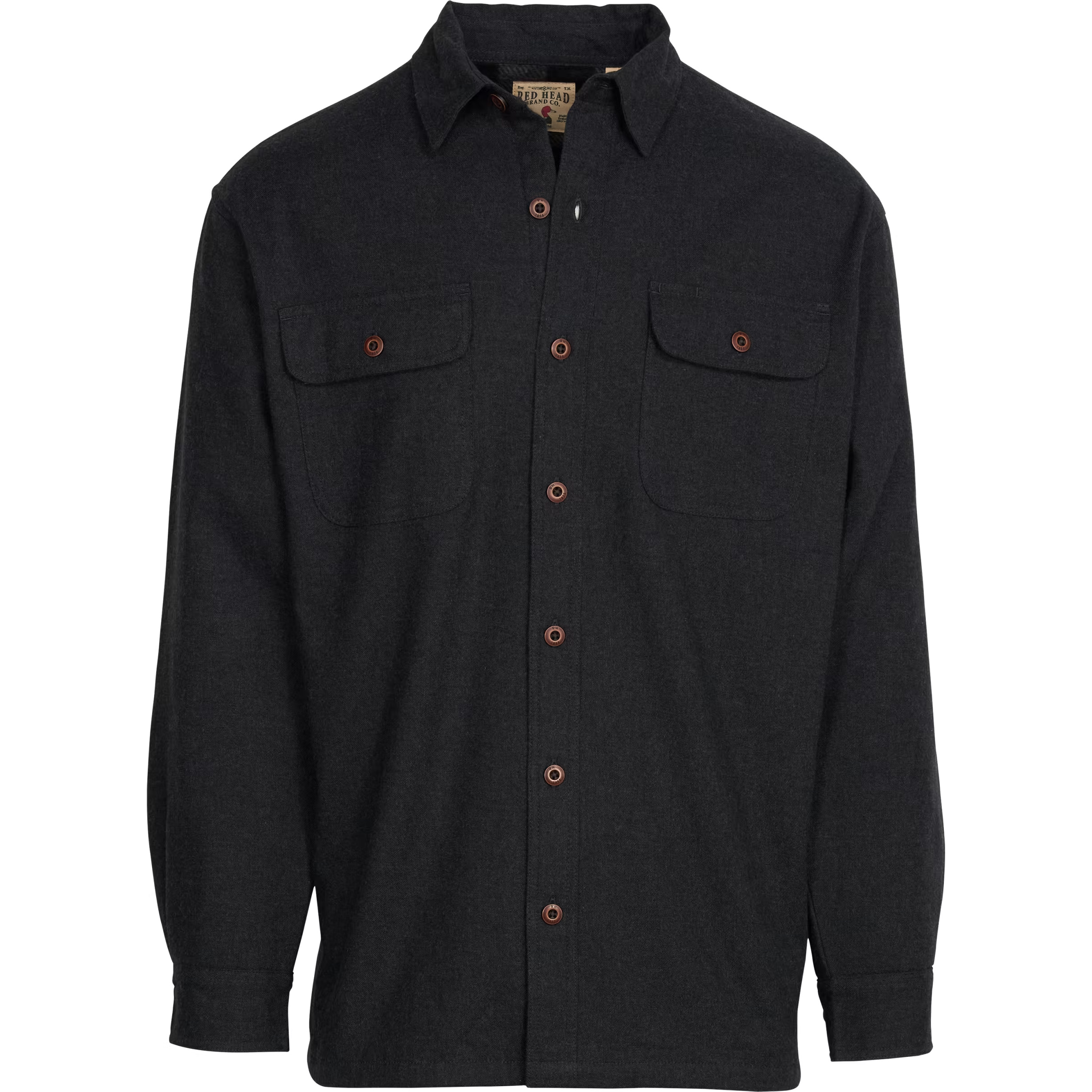 REDHEAD Fleece-Lined Flannel Long-Sleeve Shirt for Men