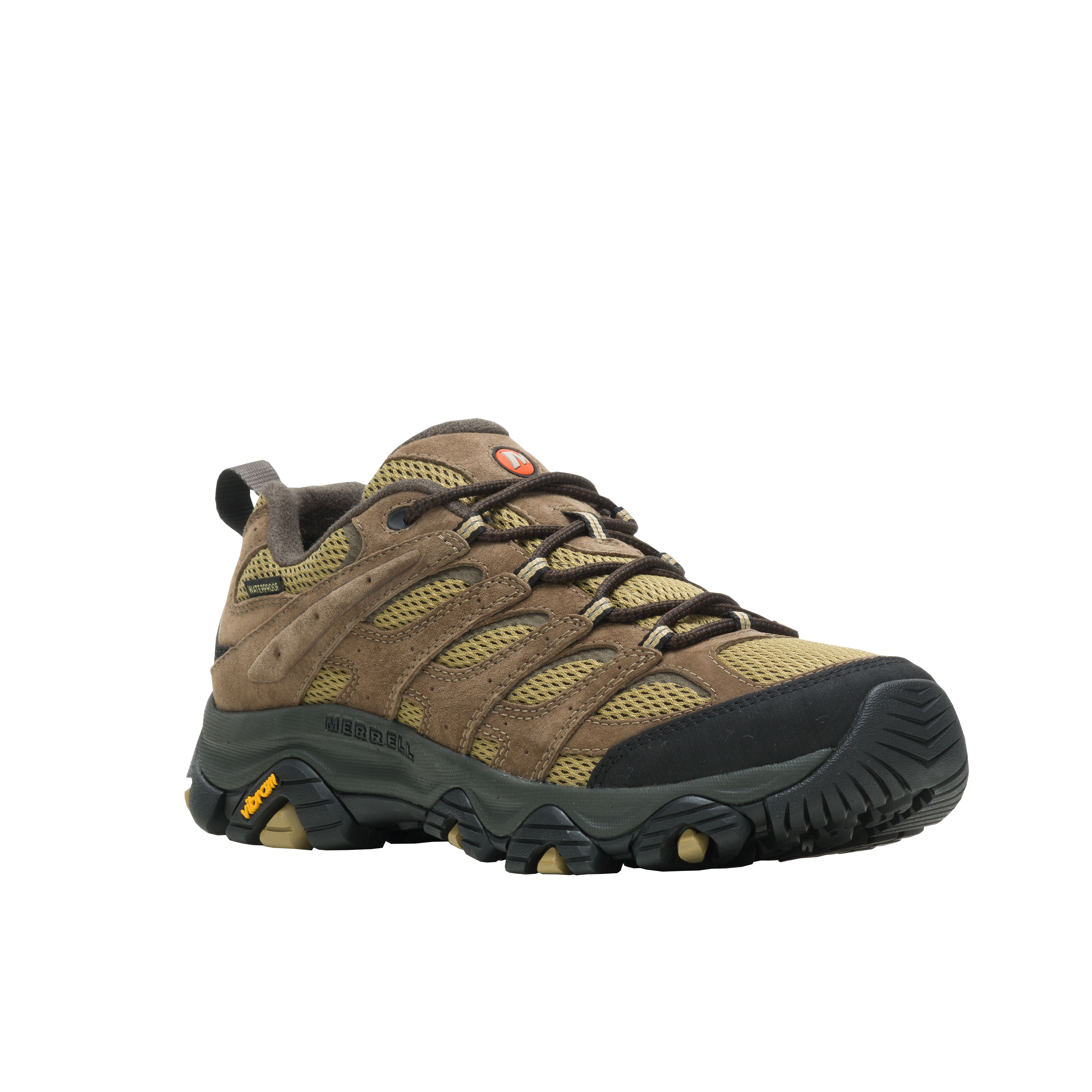 Merrell Moab 3 Low-Top Hiking Shoes for Men - Kangaroo/Coyote - 9.5M -  195017245787