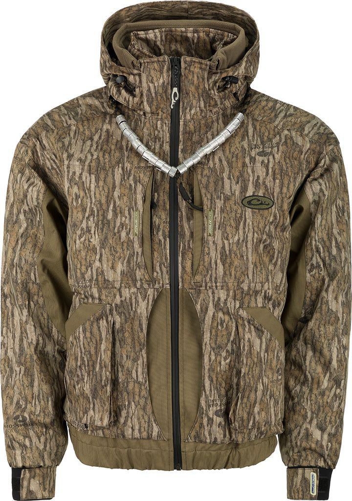 Image of Drake Waterfowl Reflex 3-in-1 Plus 2 Systems Jacket for Ladies - Mossy Oak Bottomland - L