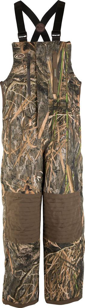 Image of Drake Waterfowl EST Guardian Elite Shell Weight Bibs for Men - Mossy Oak Shadow Grass Habitat - 3XL