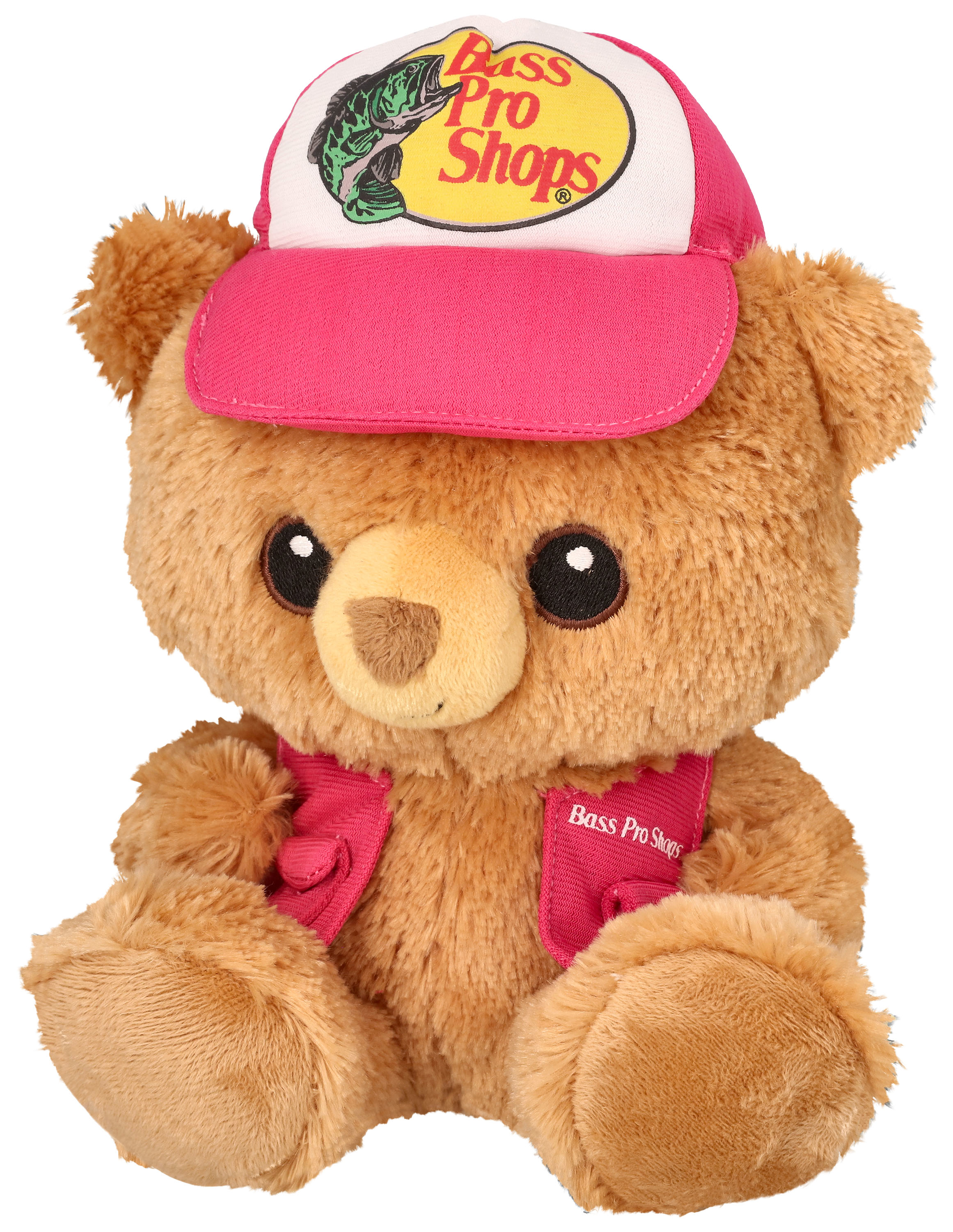 BASS PRO SHOPS Plush Stuffed Trucker Cap Bear Toy