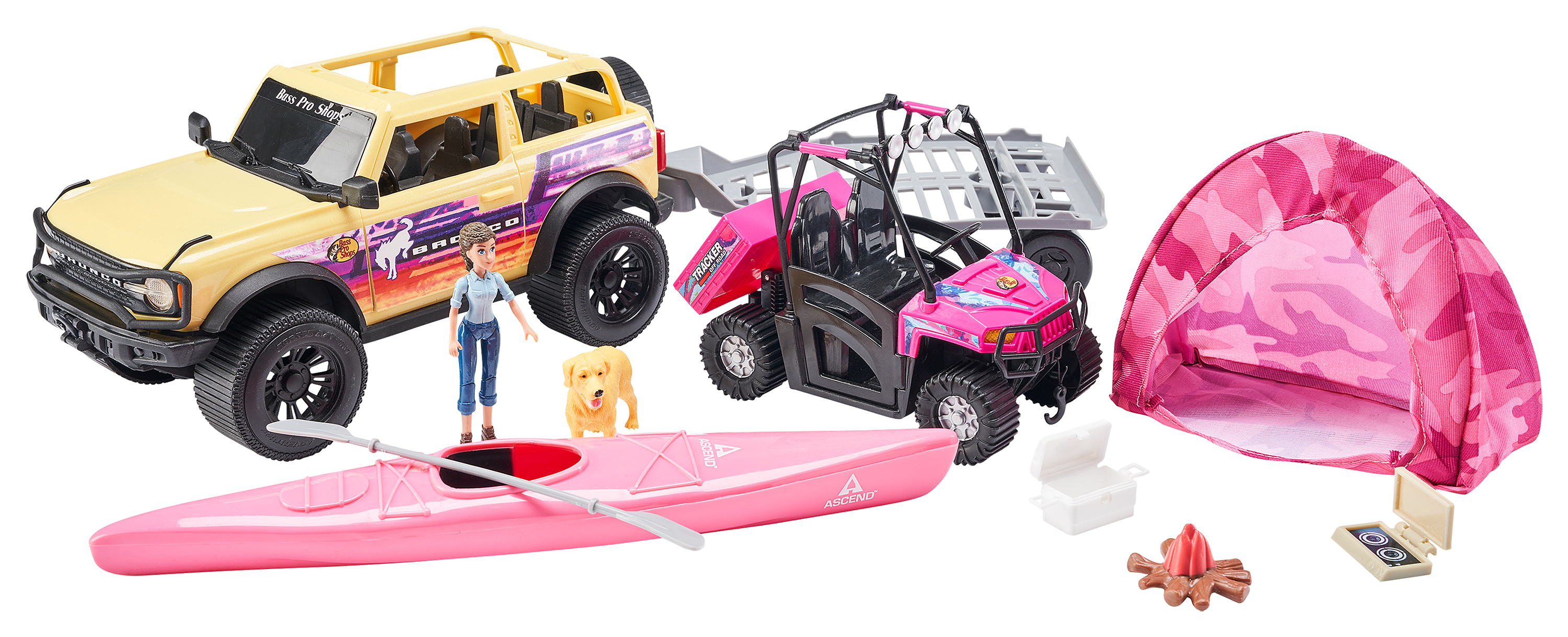 Bass Pro Shops Deluxe Ford Bronco Camping Adventure Playset for Kids