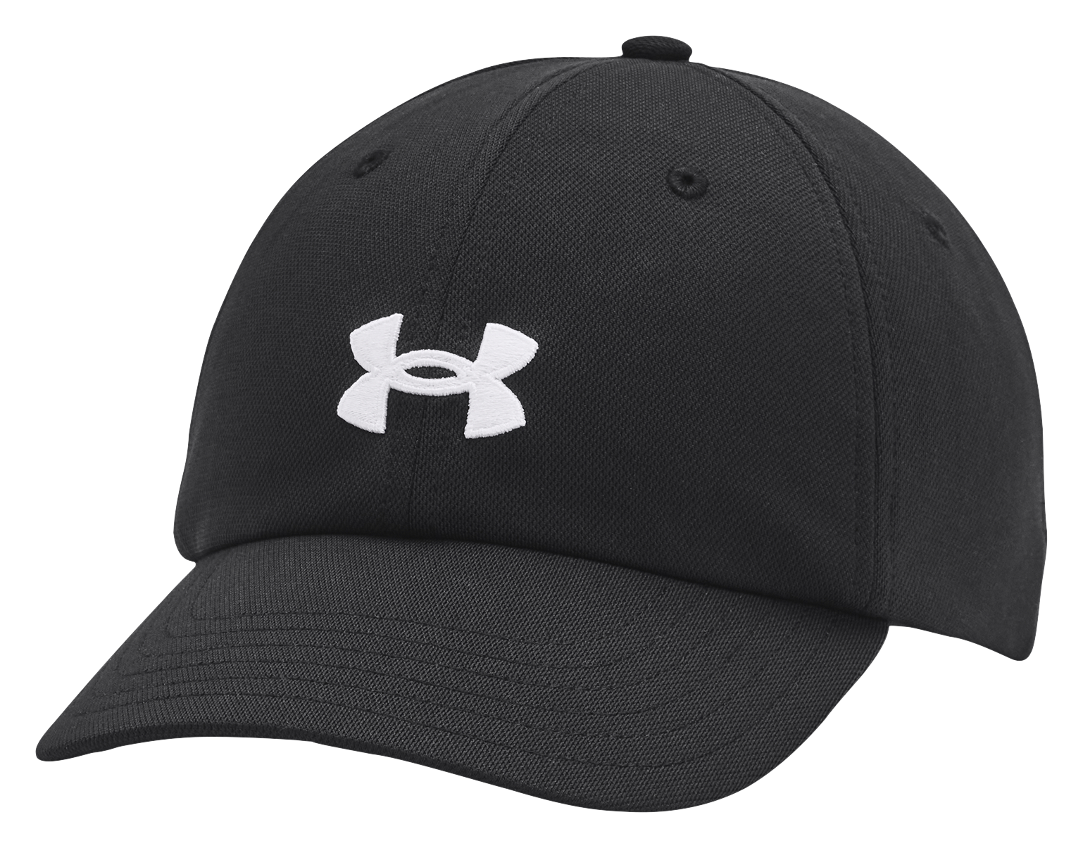 Image of Under Armour Blitzing Adjustable Hat for Ladies - Black/White