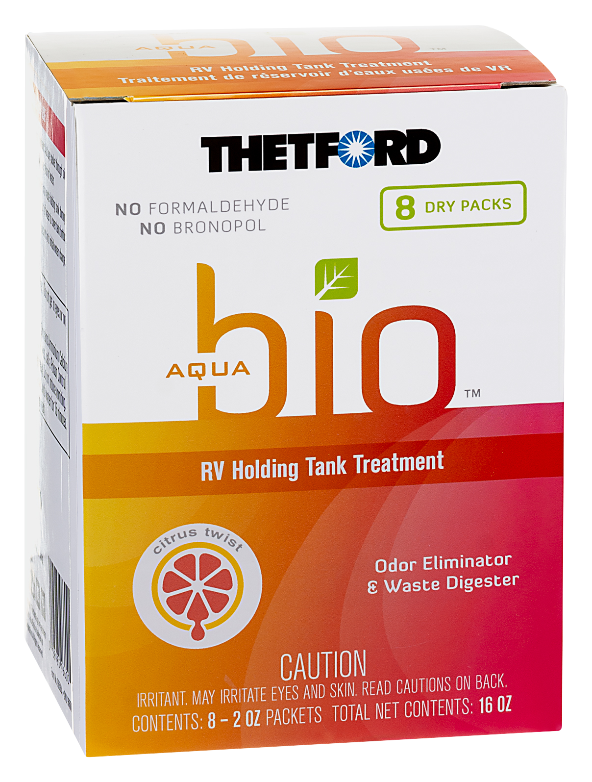 Thetford AquaBio RV Holding Tank Treatment - 8 Count Dry Packs