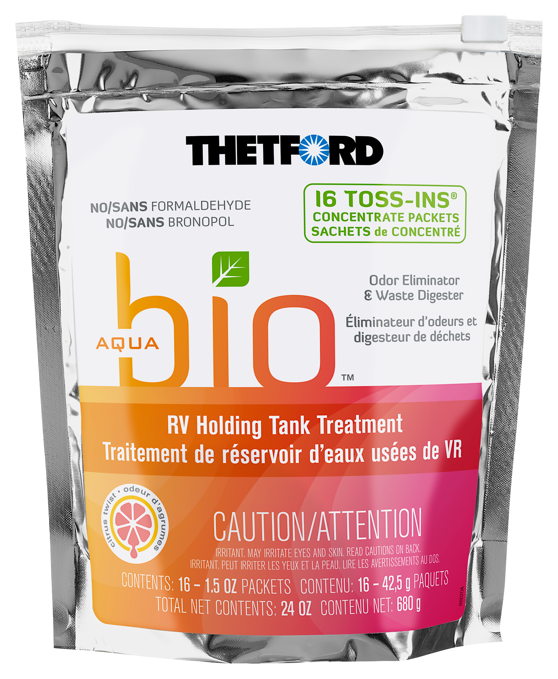 Thetford AquaBio RV Holding Tank Treatment - 16 Count Toss-Ins