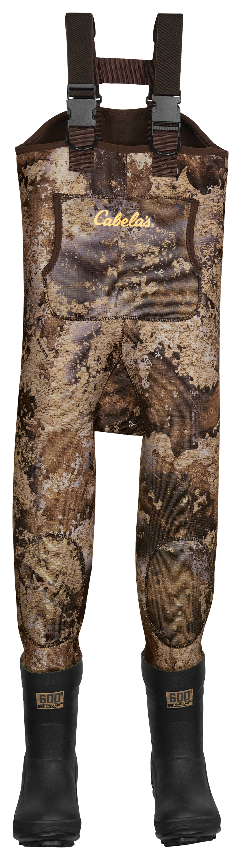 Image of Cabela's Neoprene Boot-Foot Hunting Chest Waders for Kids - TrueTimber Prairie - 4 Kids