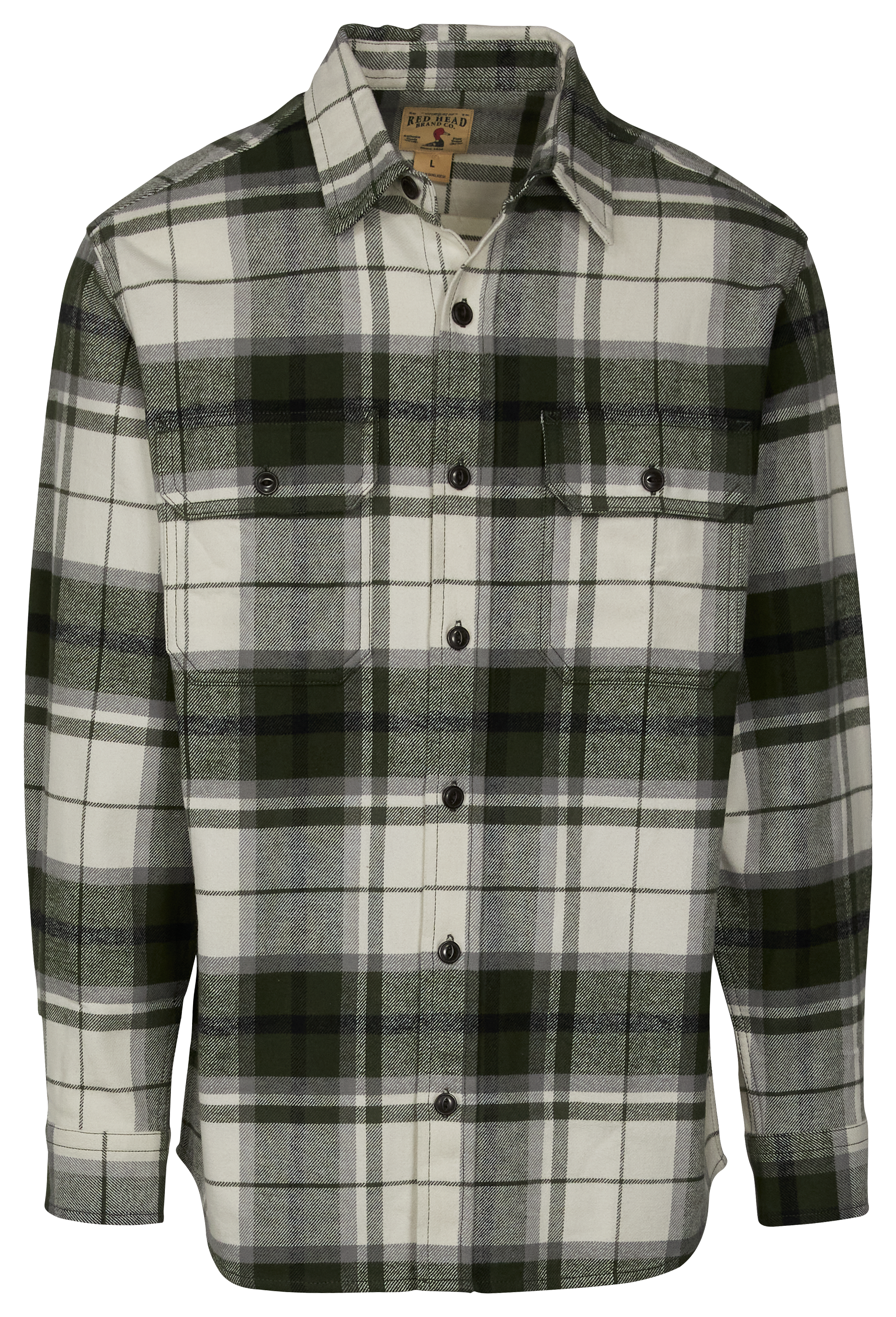 RedHead Brawny Flannel Long-Sleeve Shirt for Men